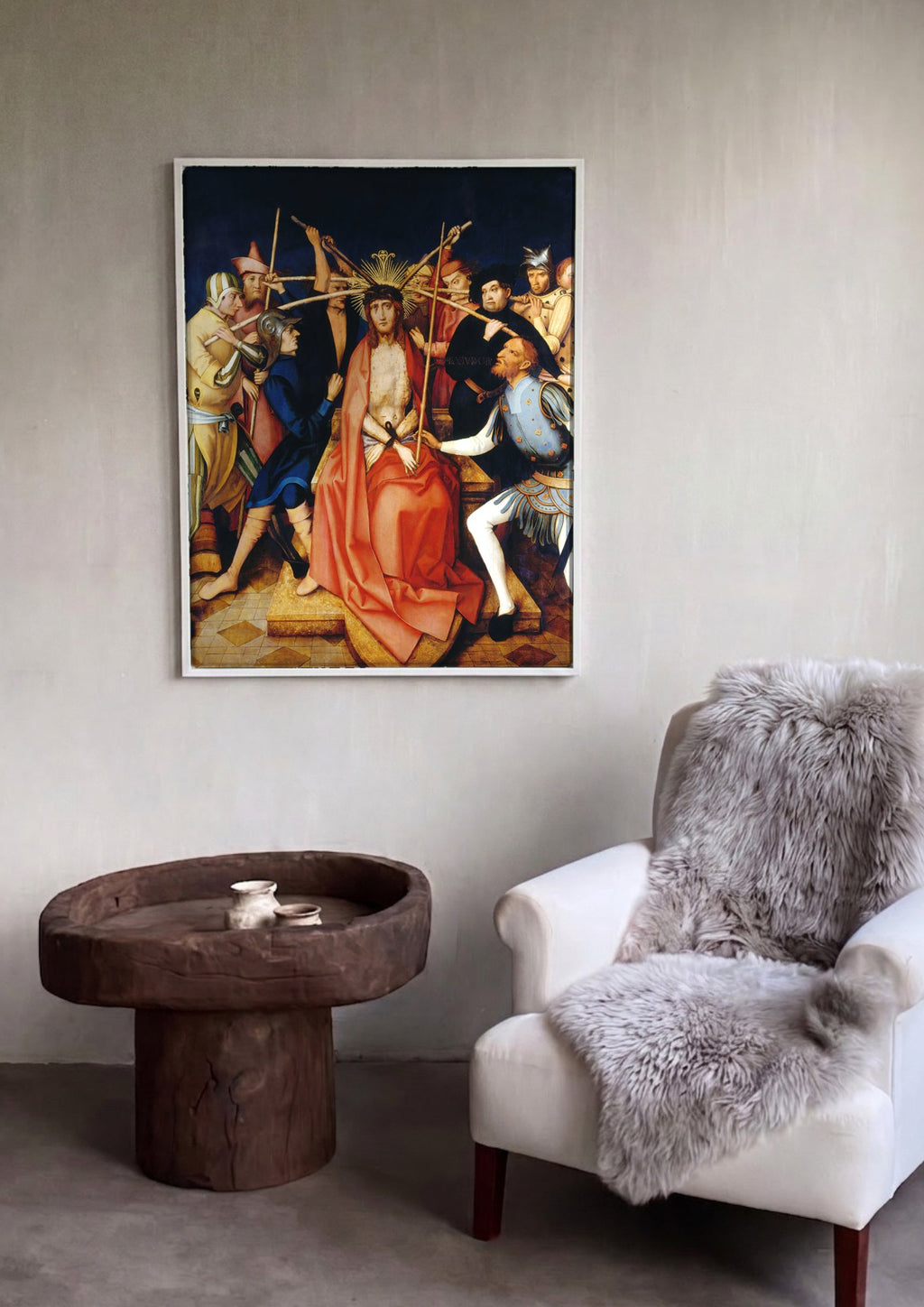 Quadro Decorativo Ecce Homo - Hans Holbein, o Velho | quadro emoldurado na parede