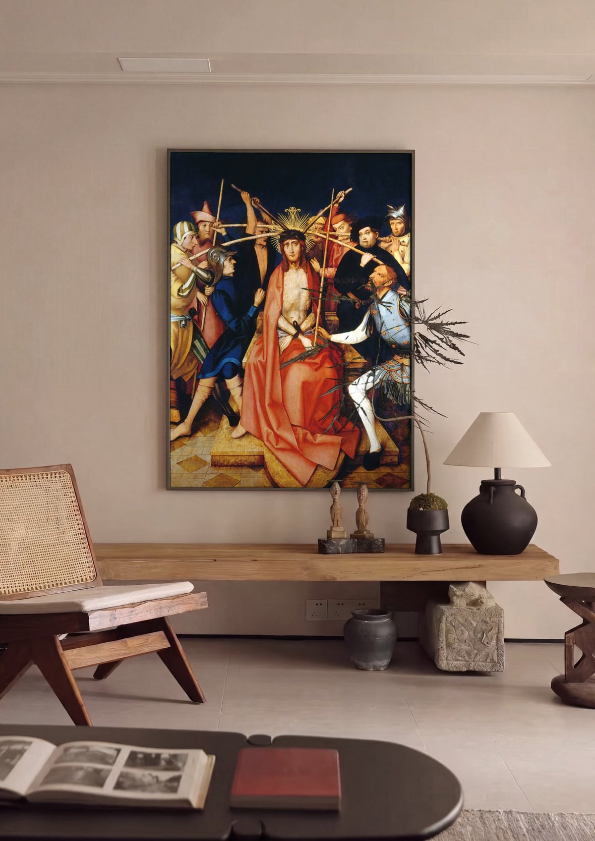 Quadro Decorativo Ecce Homo - Hans Holbein, o Velho | quadro emoldurado na parede