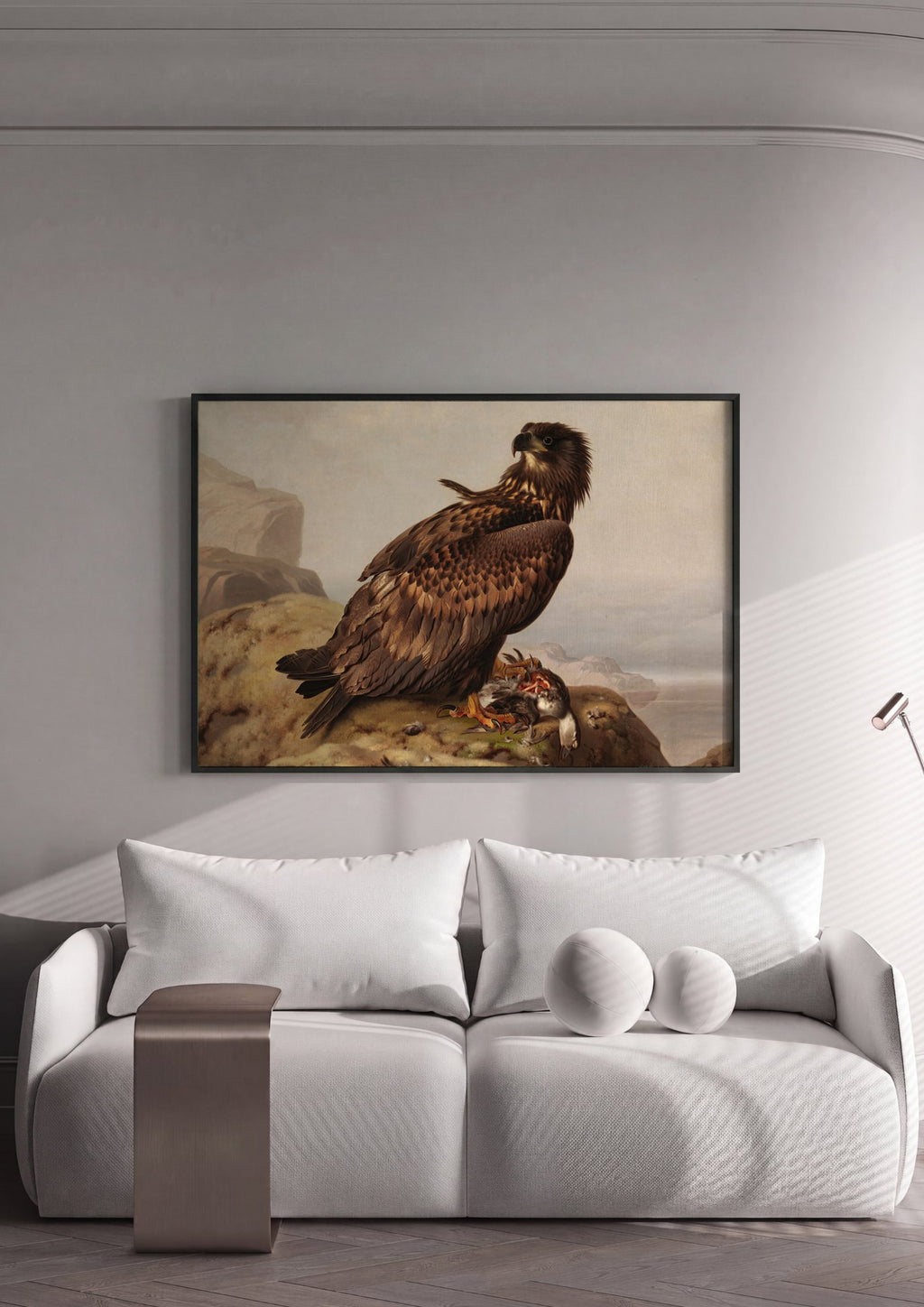 Quadro Decorativo Águia-rabilonga - Ferdinand von Wright | quadro emoldurado na parede