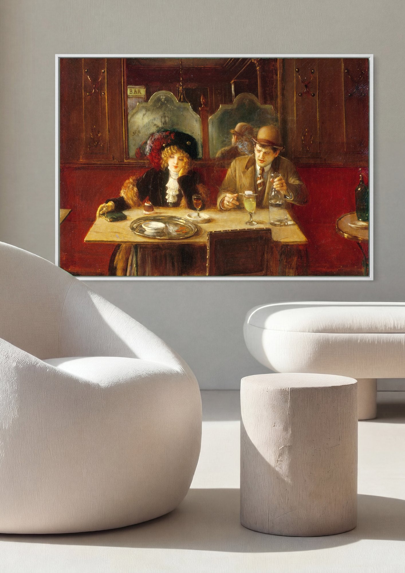 Quadro Decorativo A Taça de Absinto - Jean Béraud | quadro emoldurado na parede