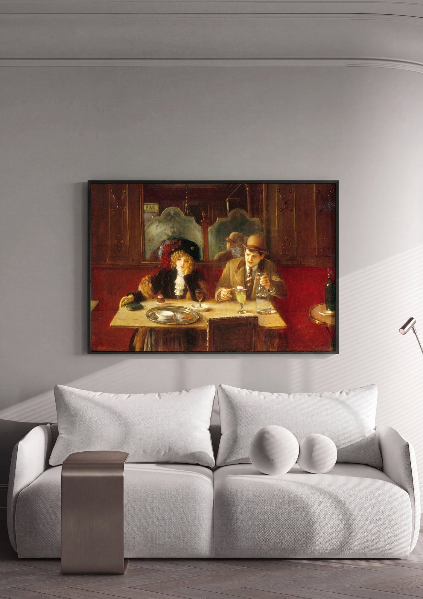 Quadro Decorativo A Taça de Absinto - Jean Béraud | quadro emoldurado na parede