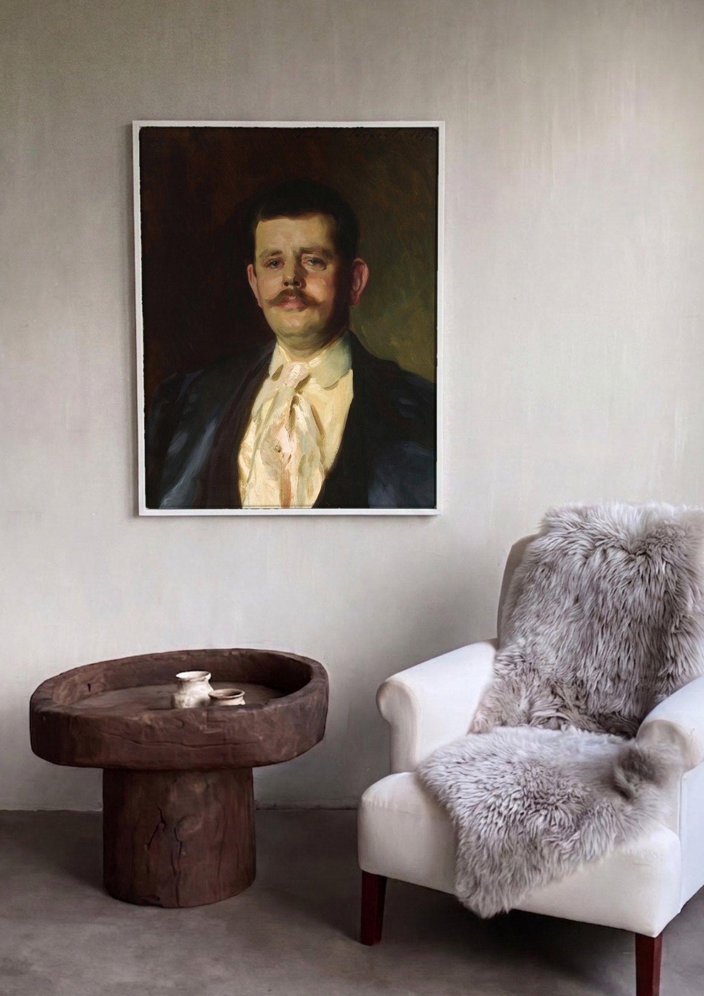 Quadro Decorativo Retrato Masculino - John Singer Sargent | quadro emoldurado na parede