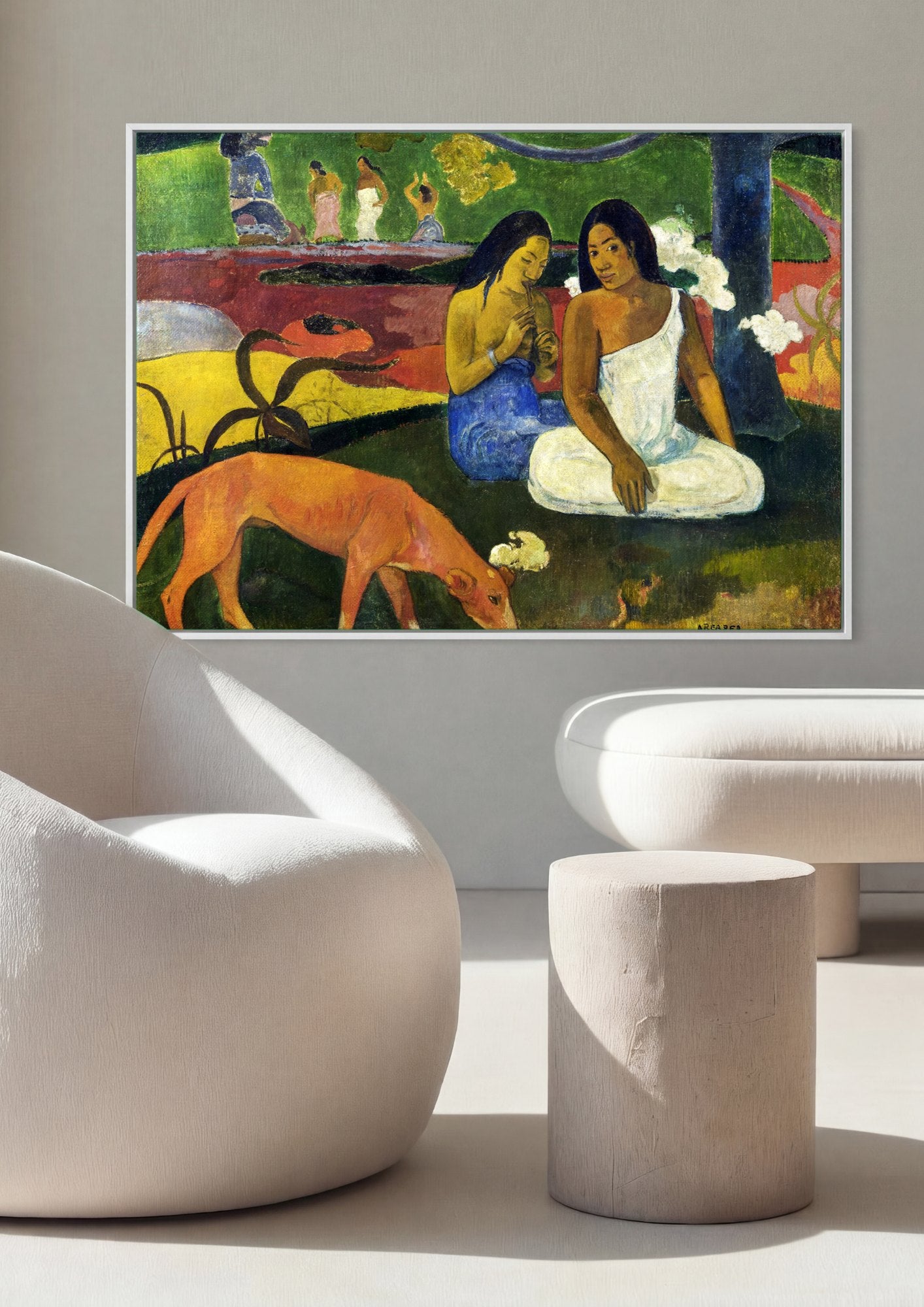 Quadro Decorativo Arearea - Paul Gauguin | quadro emoldurado na parede