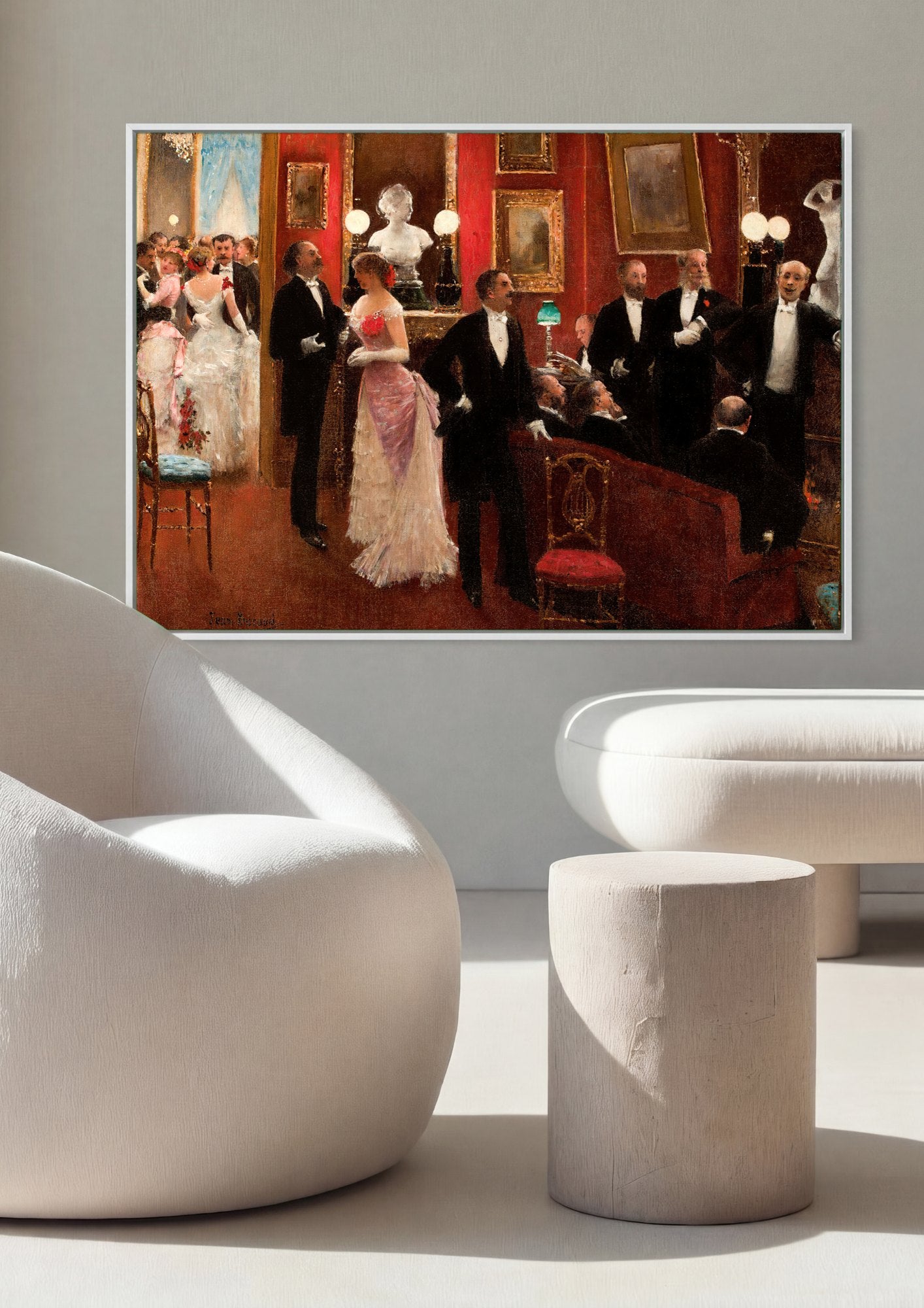 Quadro Decorativo A Noite na Ópera - Jean Béraud | quadro emoldurado na parede