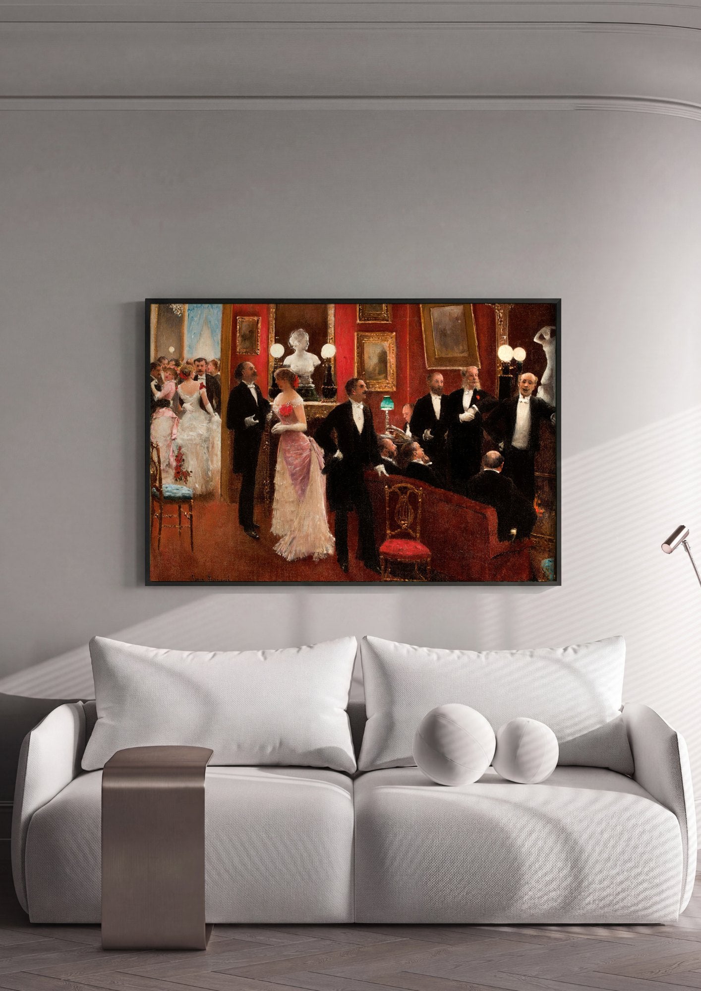 Quadro Decorativo A Noite na Ópera - Jean Béraud | quadro emoldurado na parede
