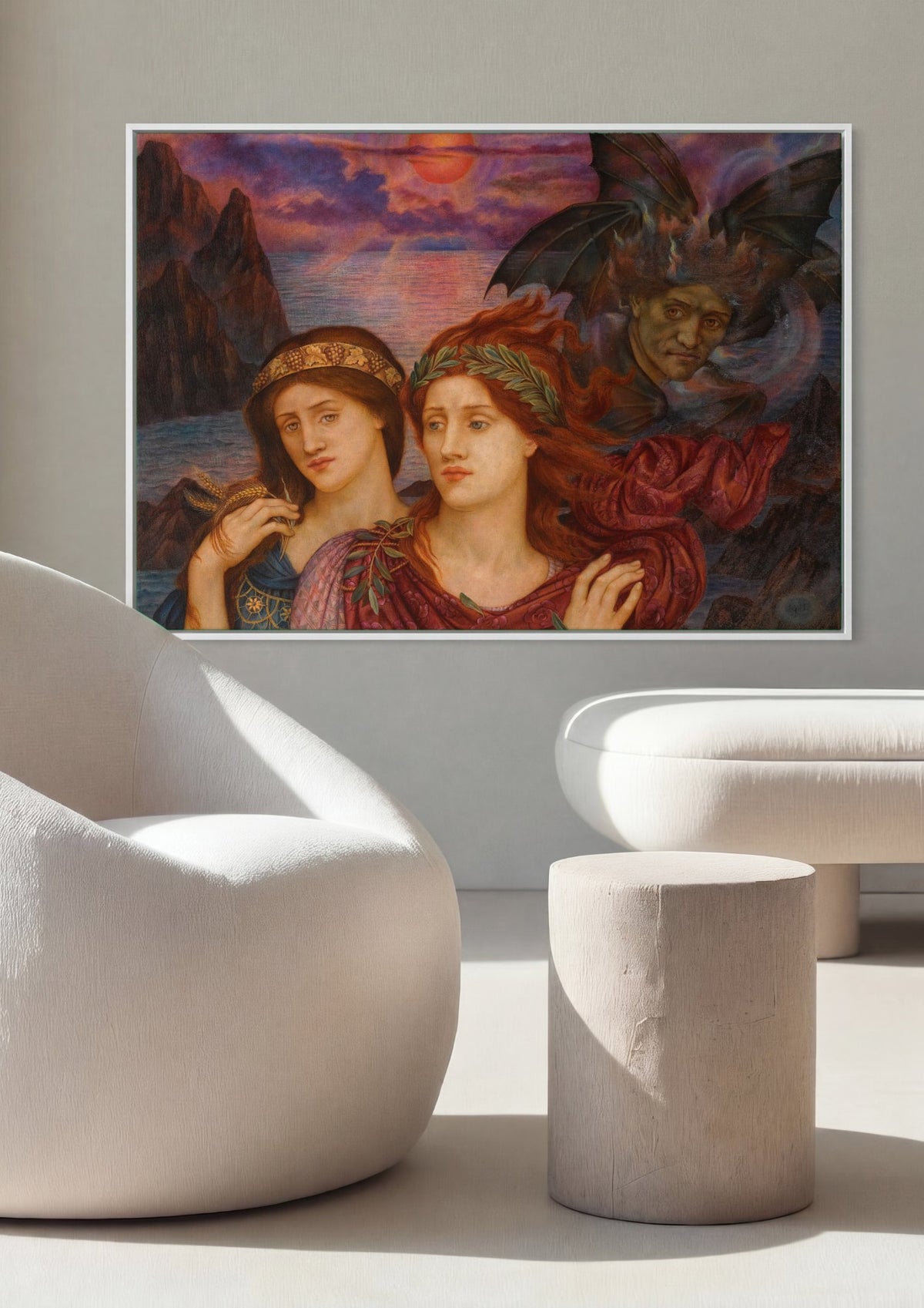 Quadro Decorativo 'The Cadence of Autumn' - E. De Morgan | quadro emoldurado na parede