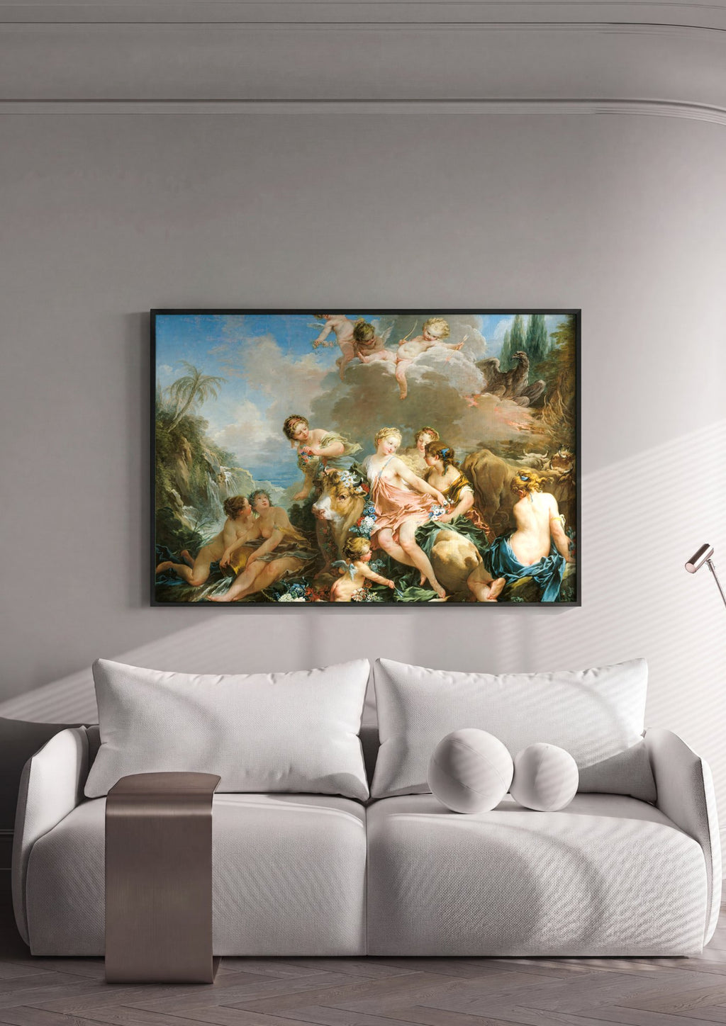 Quadro Decorativo O Rapto de Europa - François Boucher | quadro emoldurado na parede