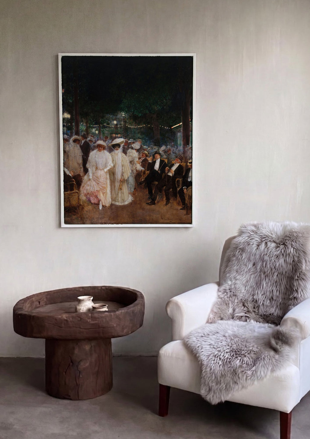Quadro Decorativo A Noite em Paris - Jean Béraud | quadro emoldurado na parede