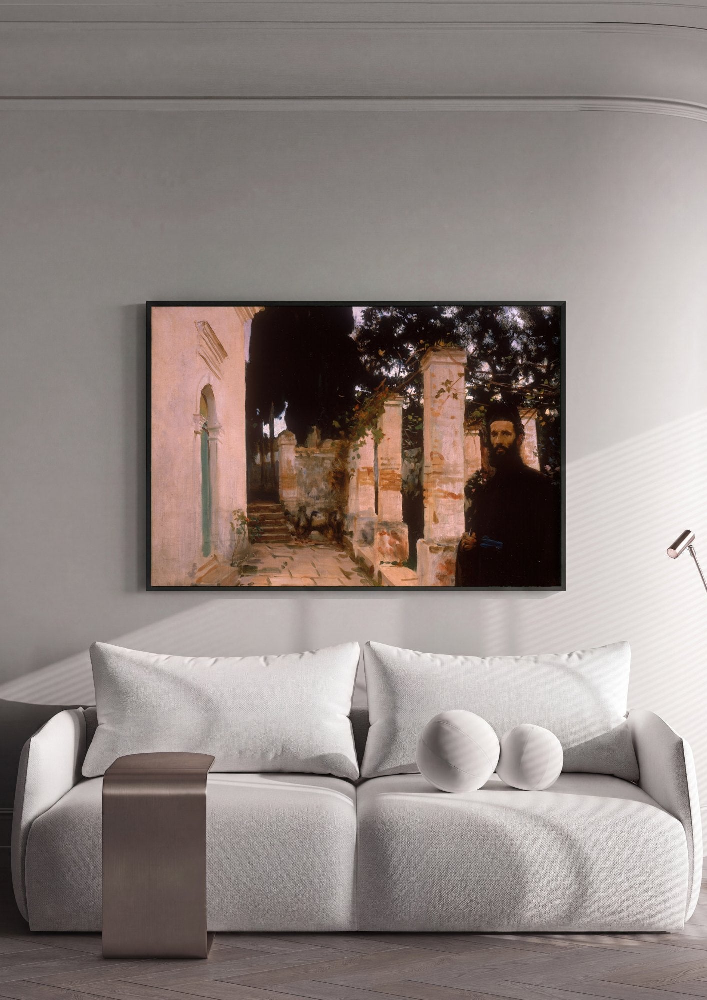 Quadro Decorativo A Rua do Mosteiro - John Singer Sargent | quadro emoldurado na parede