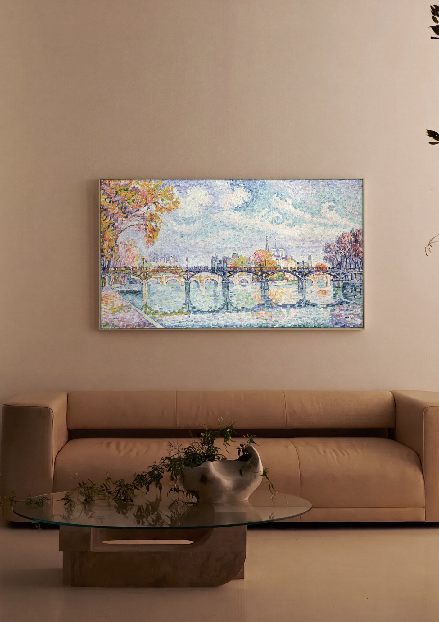 Quadro Decorativo A Ponte das Artes - Signac | quadro emoldurado na parede
