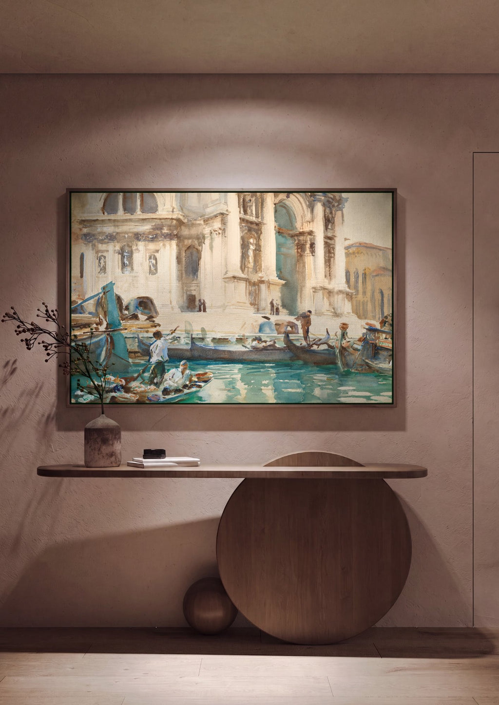 Quadro Decorativo Cenas de Veneza - John Singer Sargent em ambiente decorado