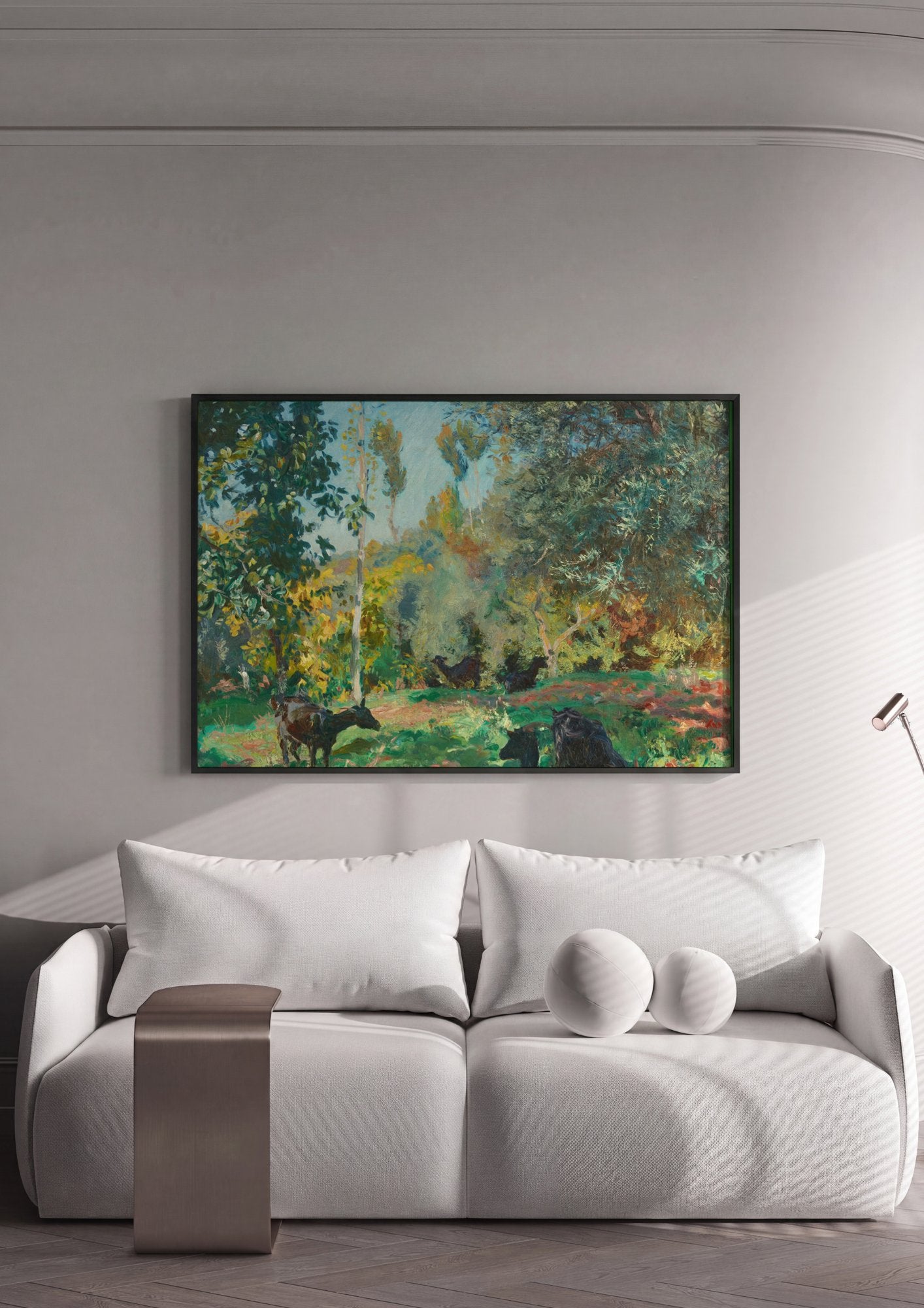 Quadro Decorativo Cenas Pastorais - John Singer Sargent em ambiente decorado