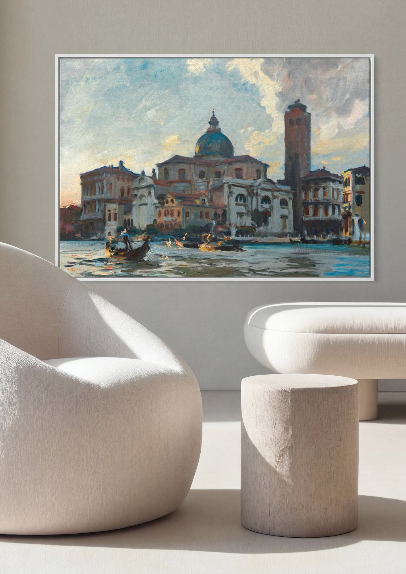 Quadro Decorativo Canal de Veneza - John Singer Sargent em ambiente decorado