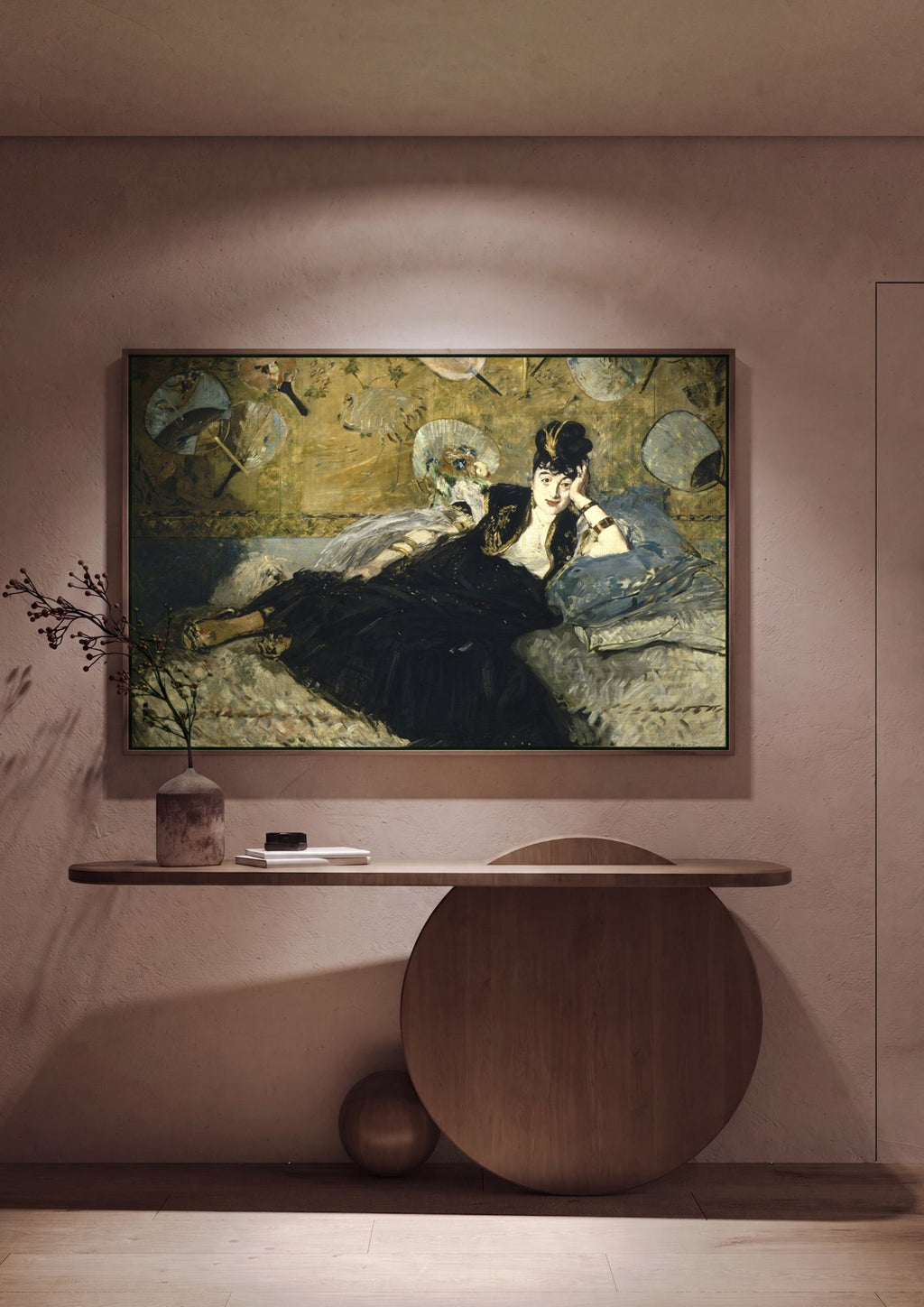 Quadro Decorativo Nana - Edouard Manet em ambiente decorado