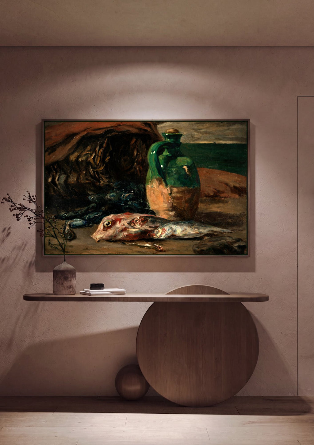 Quadro Decorativo Natureza-Morta Marinha - Paul Gauguin em ambiente decorado