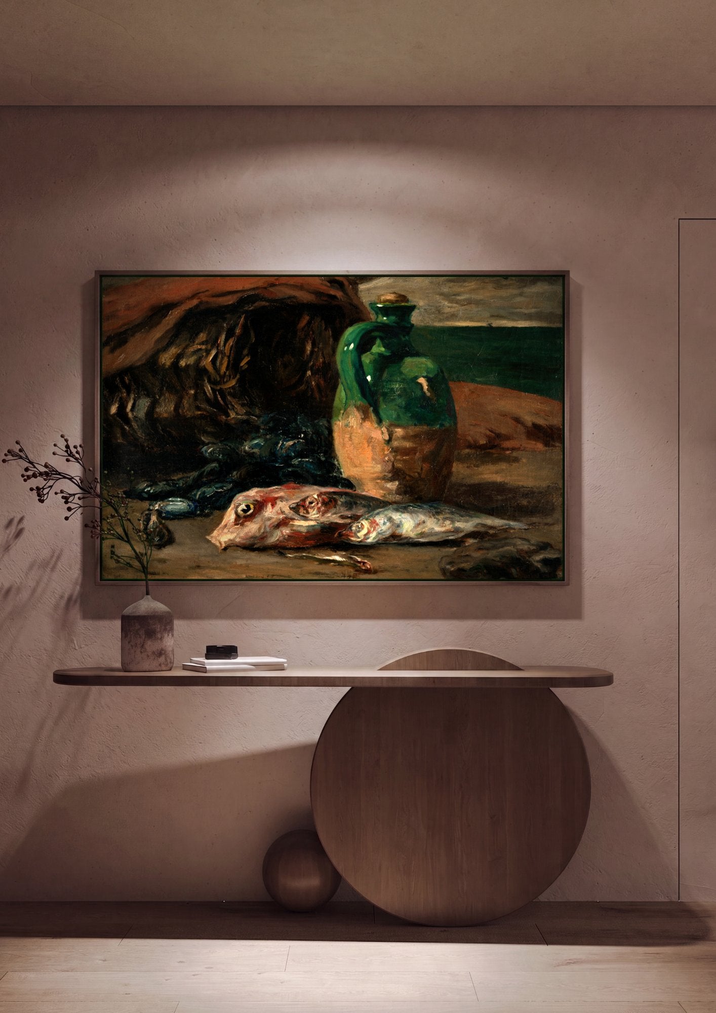Quadro Decorativo Natureza-Morta Marinha - Paul Gauguin em ambiente decorado