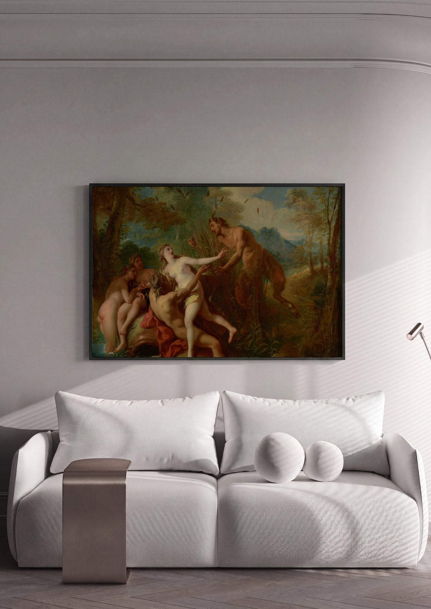 Quadro Decorativo A Surpresa - Jean François de Troy | quadro emoldurado na parede