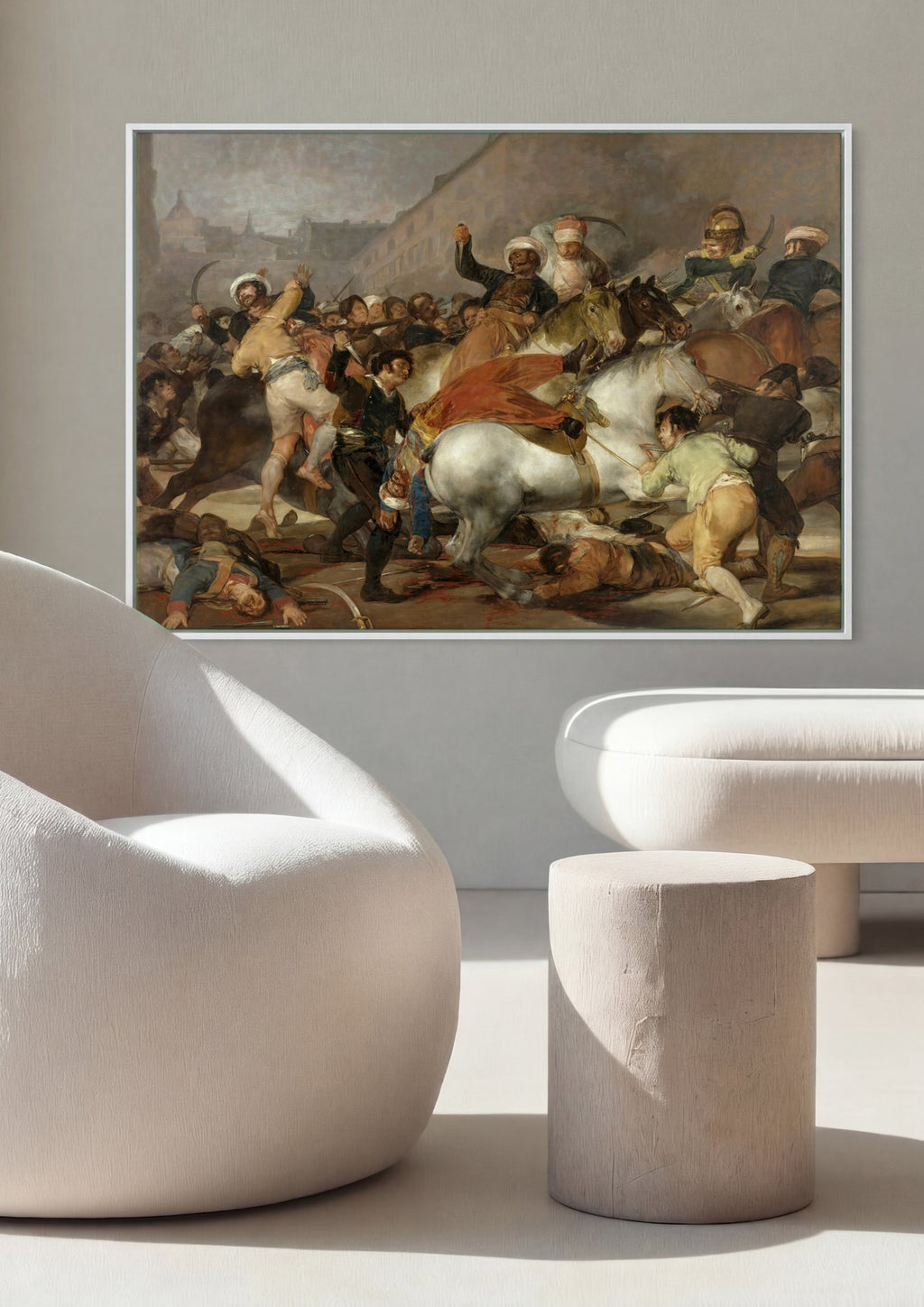 Quadro Decorativo O 2 de Maio de 1808 - Goya | quadro emoldurado na parede