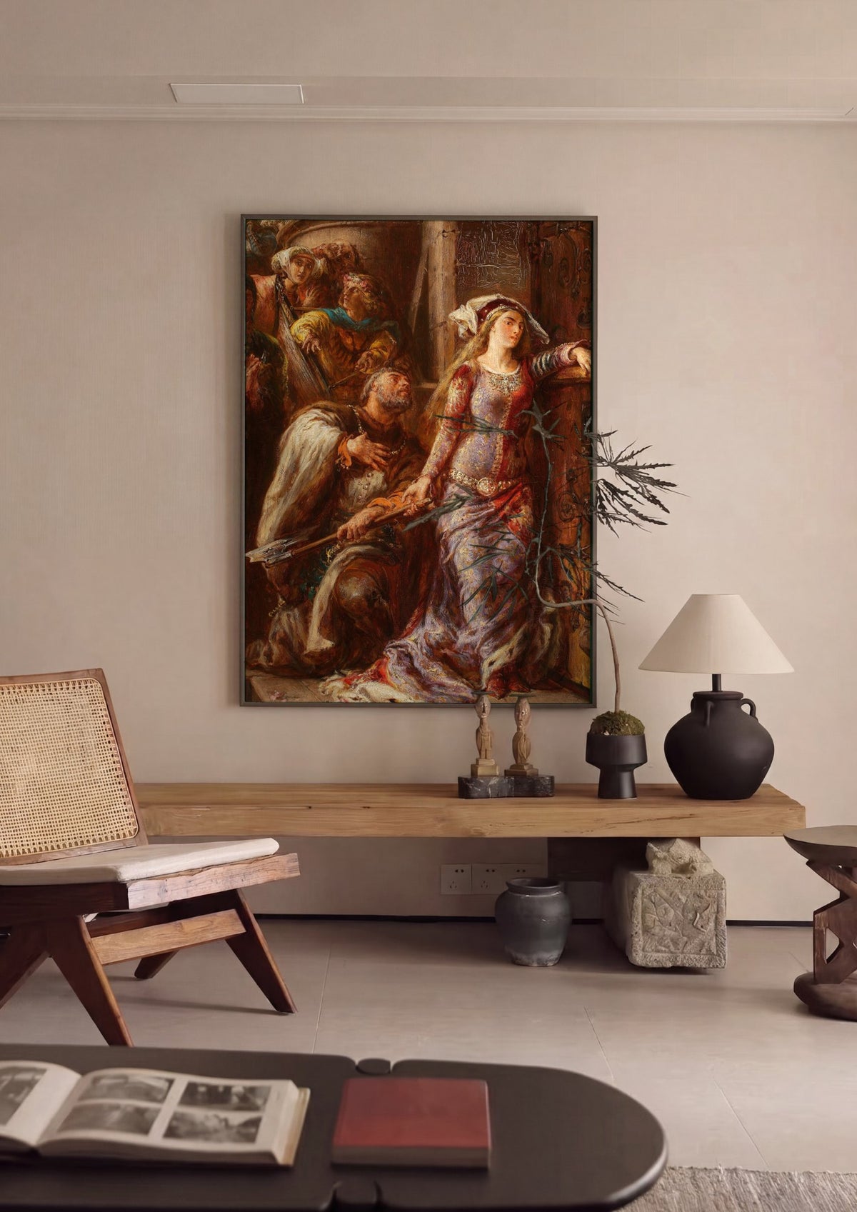 Quadro Decorativo 'A Súplica' - Jan Matejko | quadro emoldurado na parede