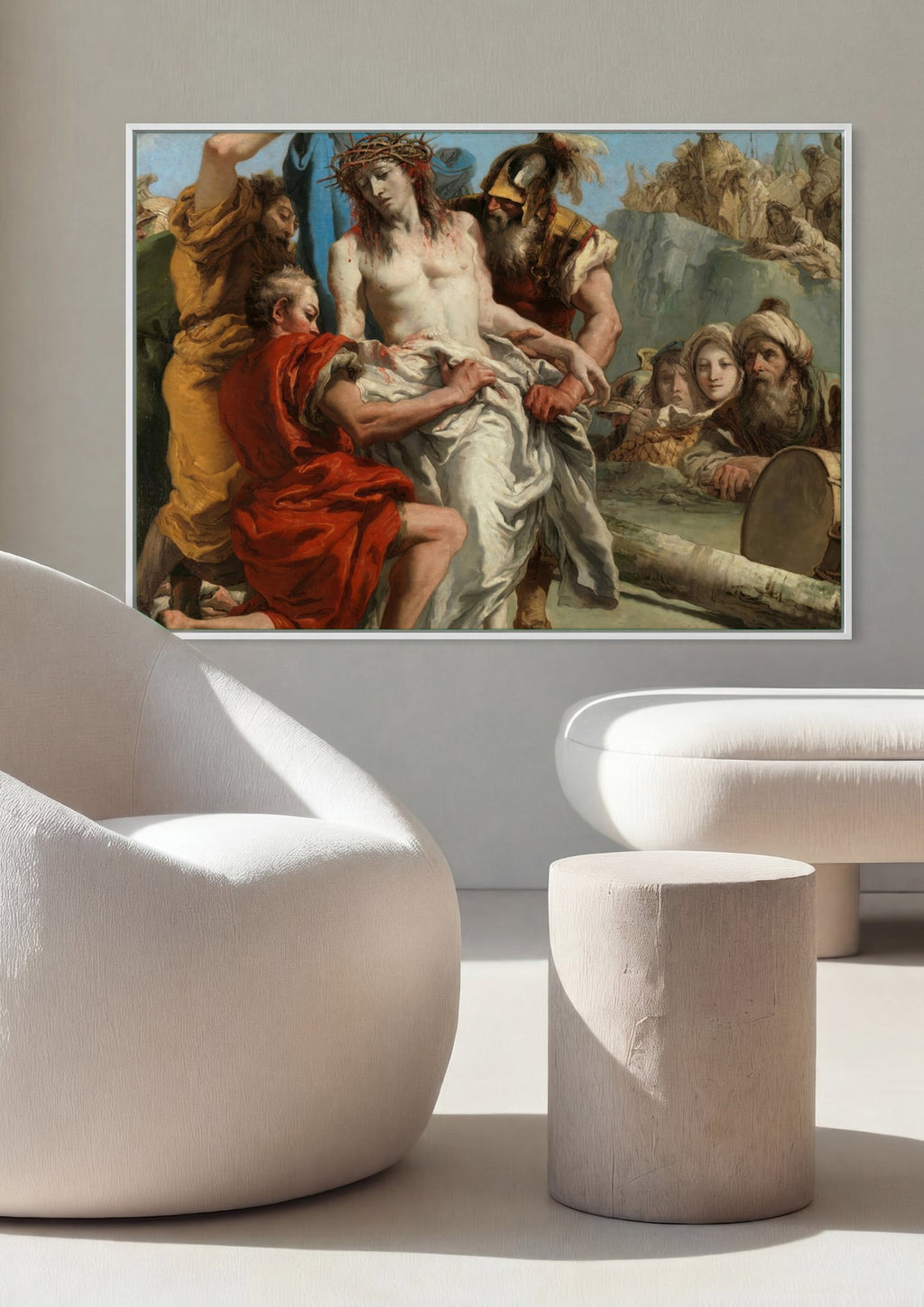 Quadro Decorativo A Deposição de Cristo – Tiepolo | quadro emoldurado na parede