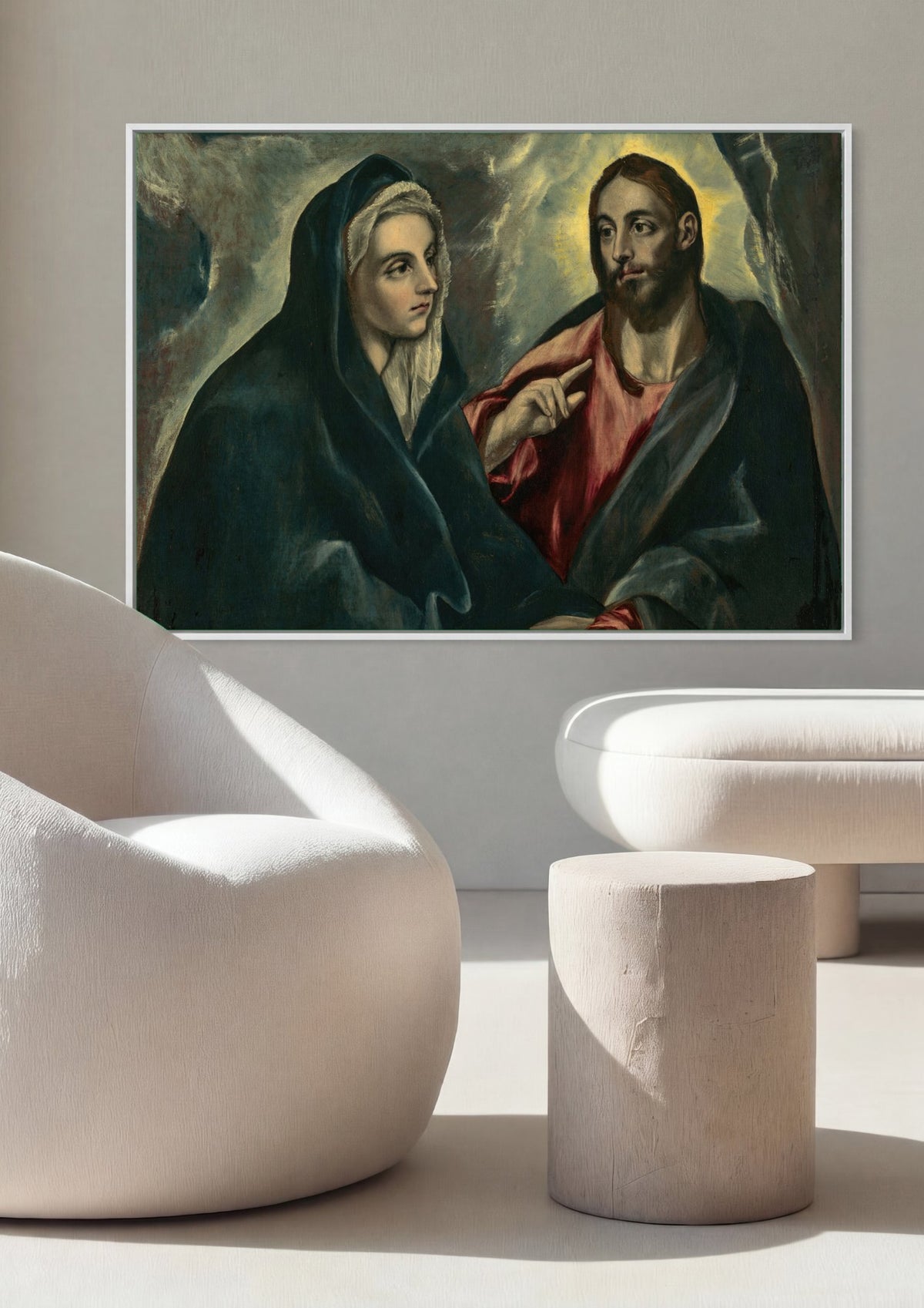 Quadro Decorativo A Anunciação - El Greco | quadro emoldurado na parede