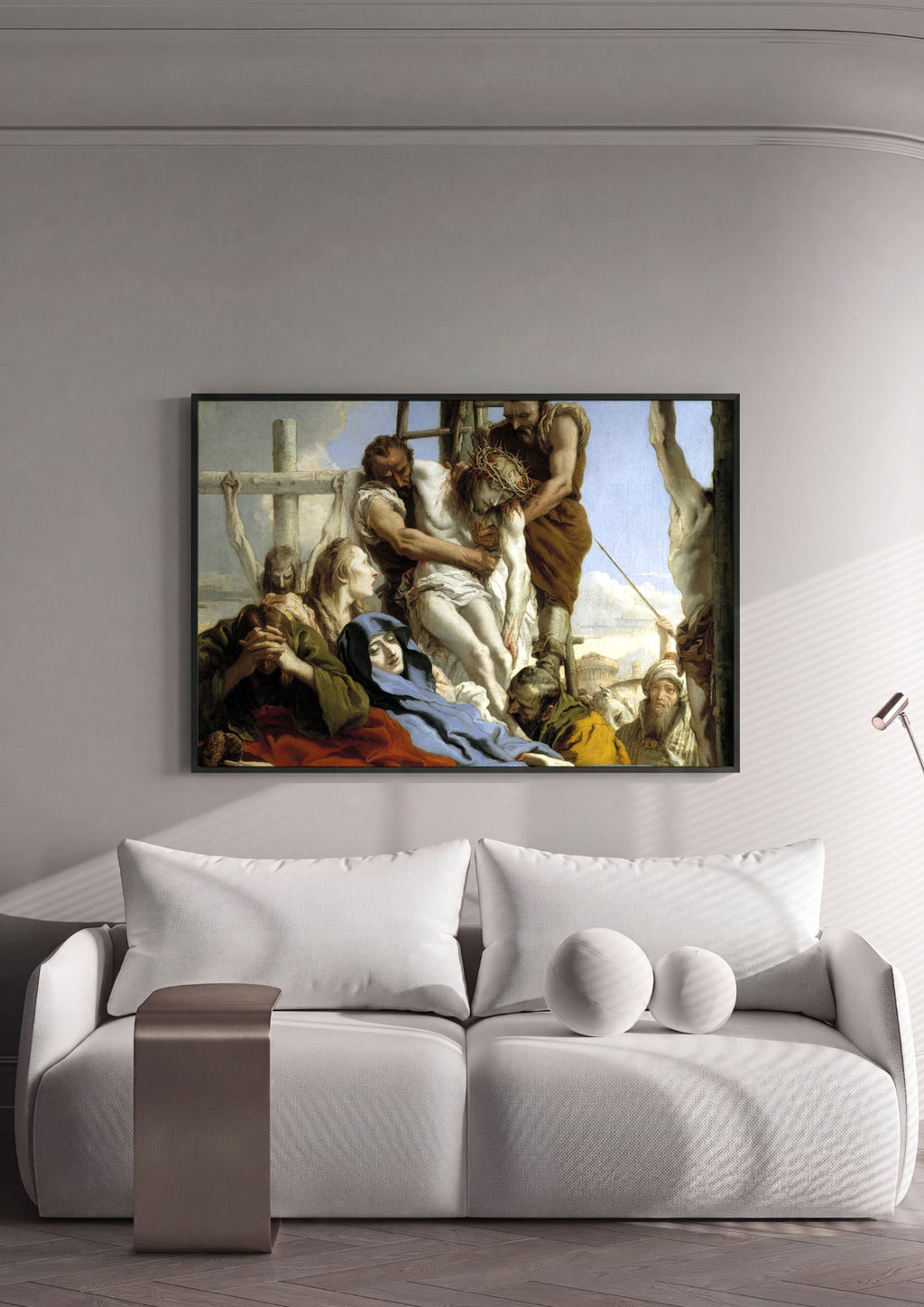 Quadro Decorativo A Deposição de Cristo - G. D. Tiepolo | quadro emoldurado na parede
