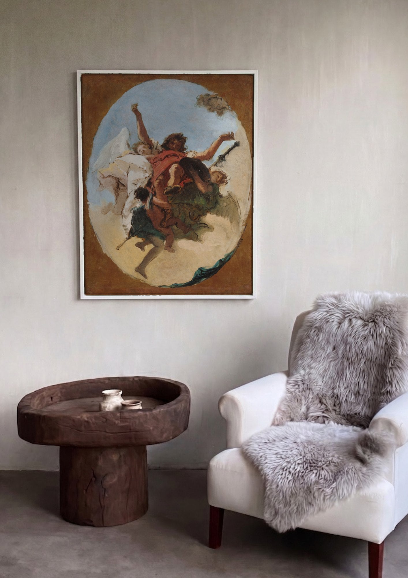 Quadro Decorativo Apolo e as Musas - Tiepolo | quadro emoldurado na parede