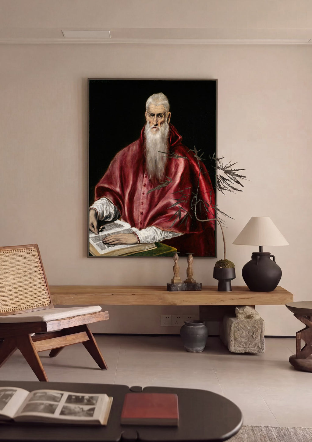 Quadro Decorativo O Cardeal - El Greco | quadro emoldurado na parede