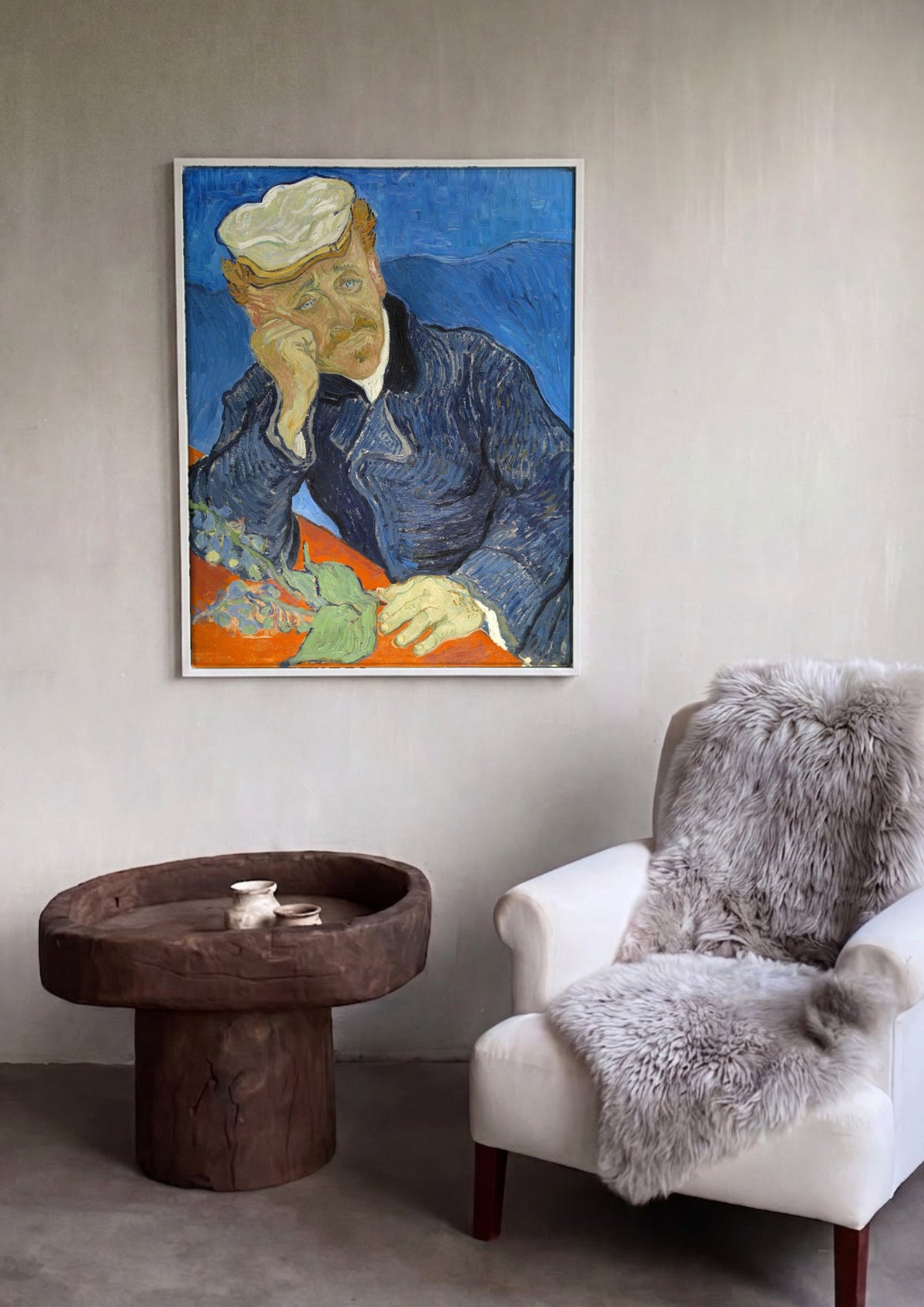 Quadro Decorativo Retrato de Marinheiro (Pai Tanguy) - Van Gogh | quadro emoldurado na parede