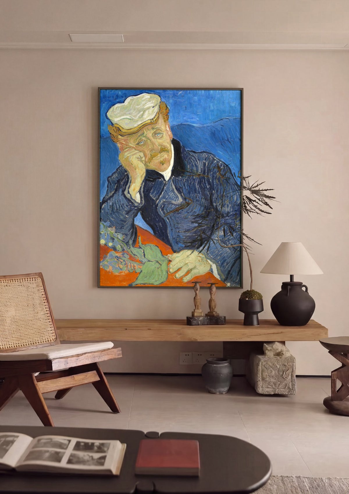 Quadro Decorativo Retrato de Marinheiro (Pai Tanguy) - Van Gogh | quadro emoldurado na parede