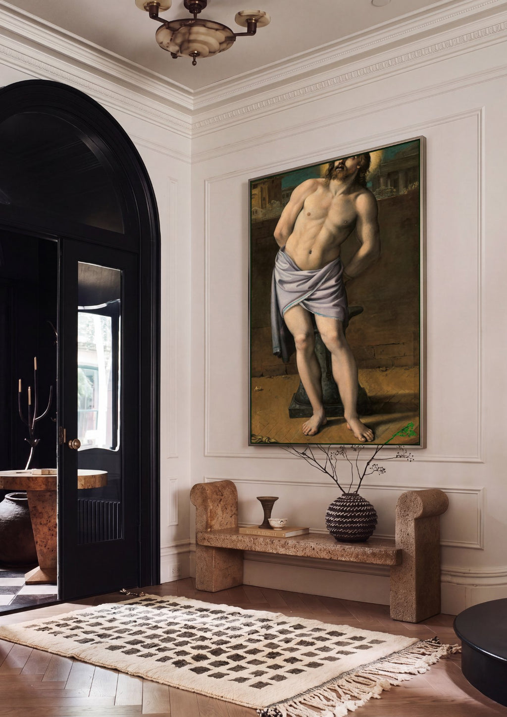 Quadro Decorativo Ecce Homo - Domenichino | quadro emoldurado na parede