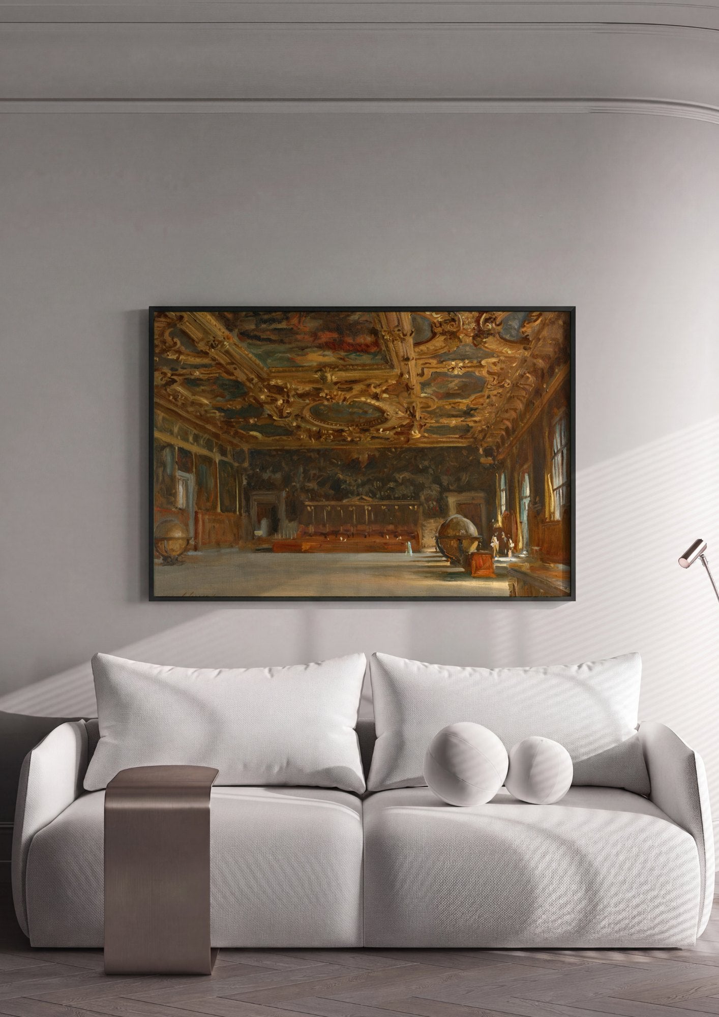 Quadro Decorativo O Interior do Palazzo Ducale - John Singer Sargent | quadro emoldurado na parede