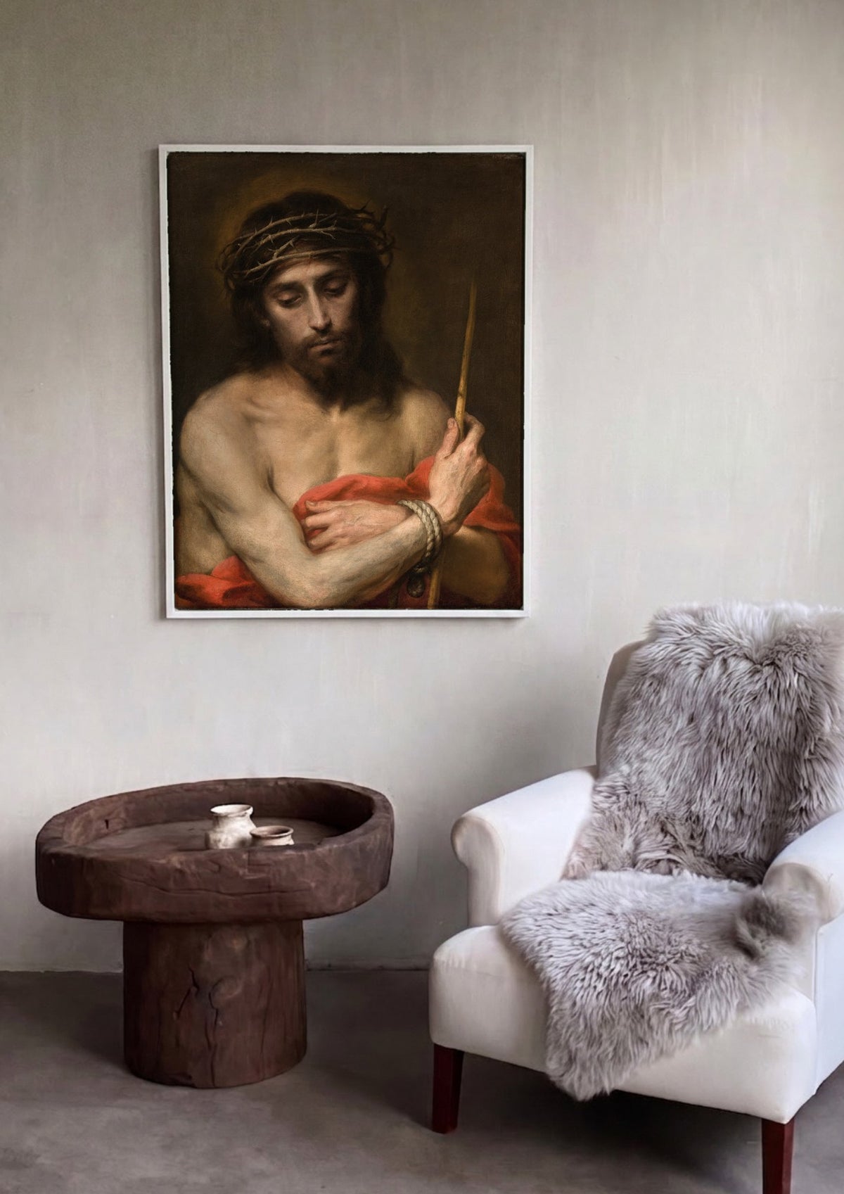 Quadro Decorativo Ecce Homo - Murillo | quadro emoldurado na parede