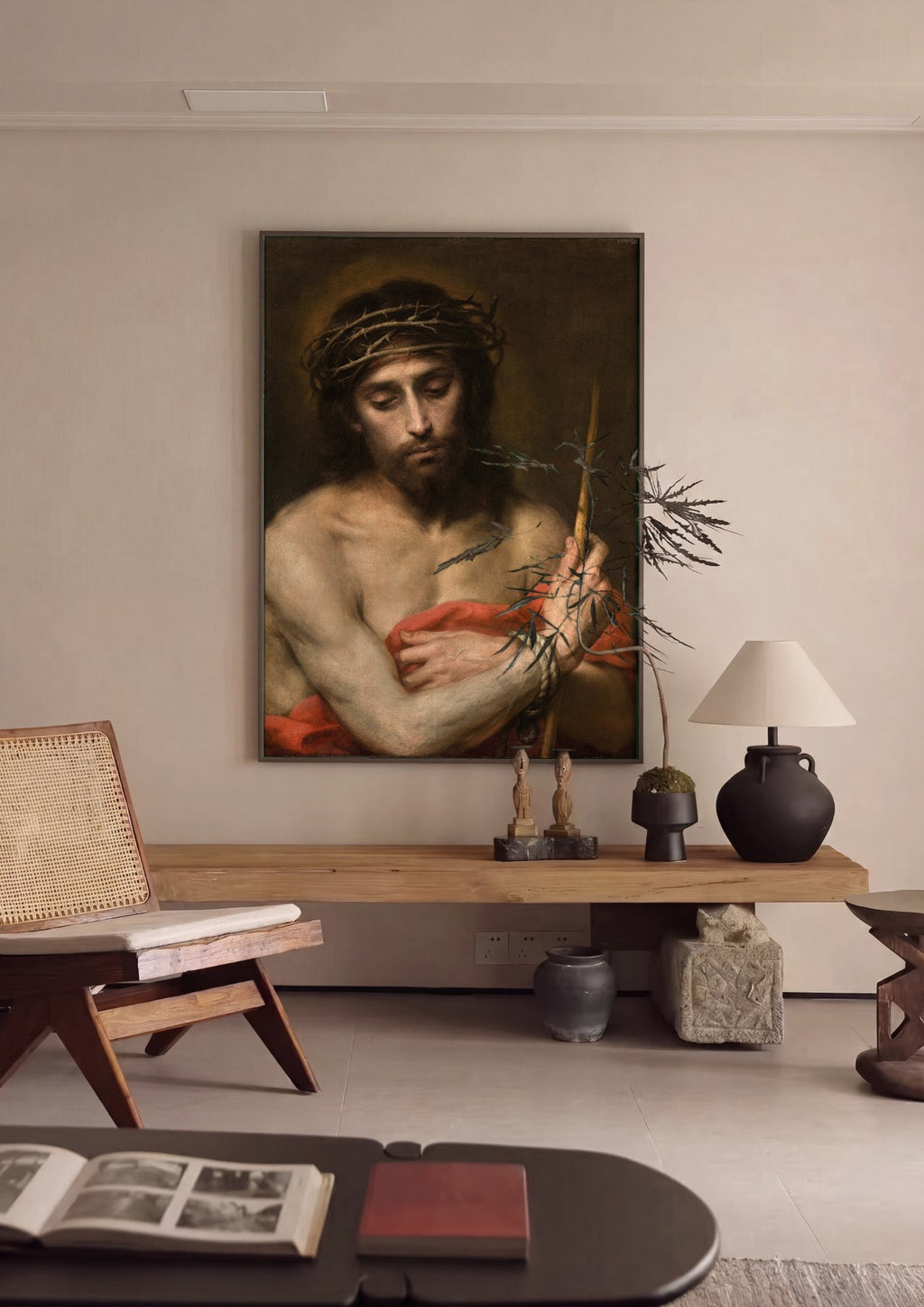 Quadro Decorativo Ecce Homo - Murillo | quadro emoldurado na parede