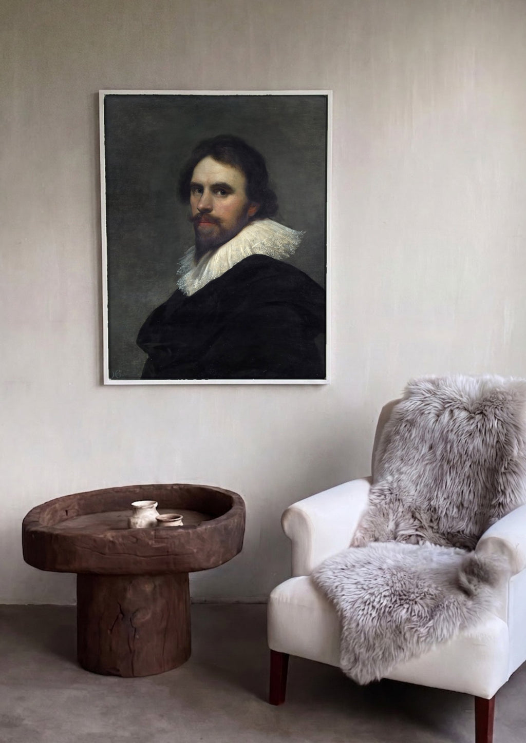 Quadro Decorativo Retrato de Cavalheiro - Daniël Mijtens | quadro emoldurado na parede