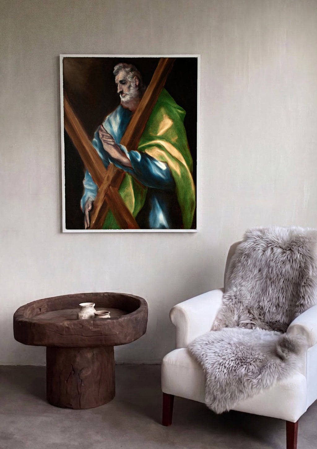 Quadro Decorativo São André - El Greco | quadro emoldurado na parede