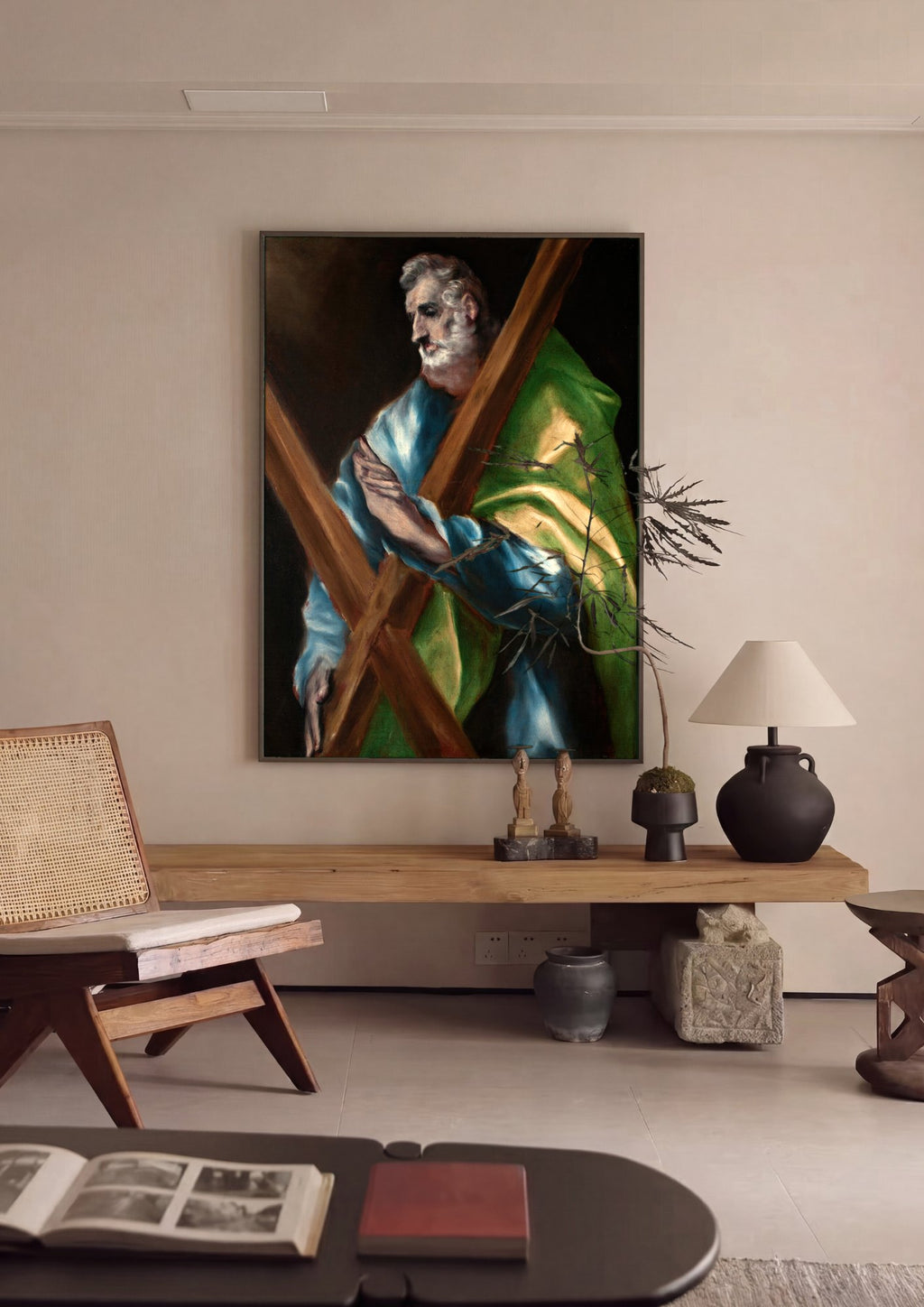 Quadro Decorativo São André - El Greco | quadro emoldurado na parede