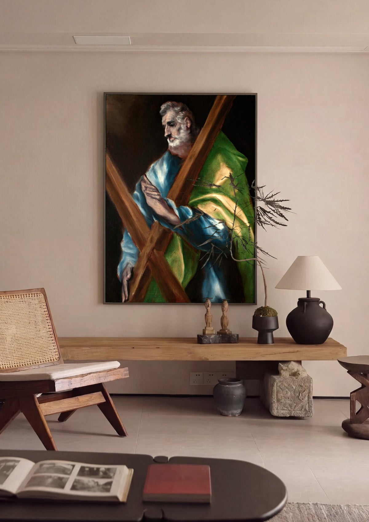 Quadro Decorativo São André - El Greco | quadro emoldurado na parede