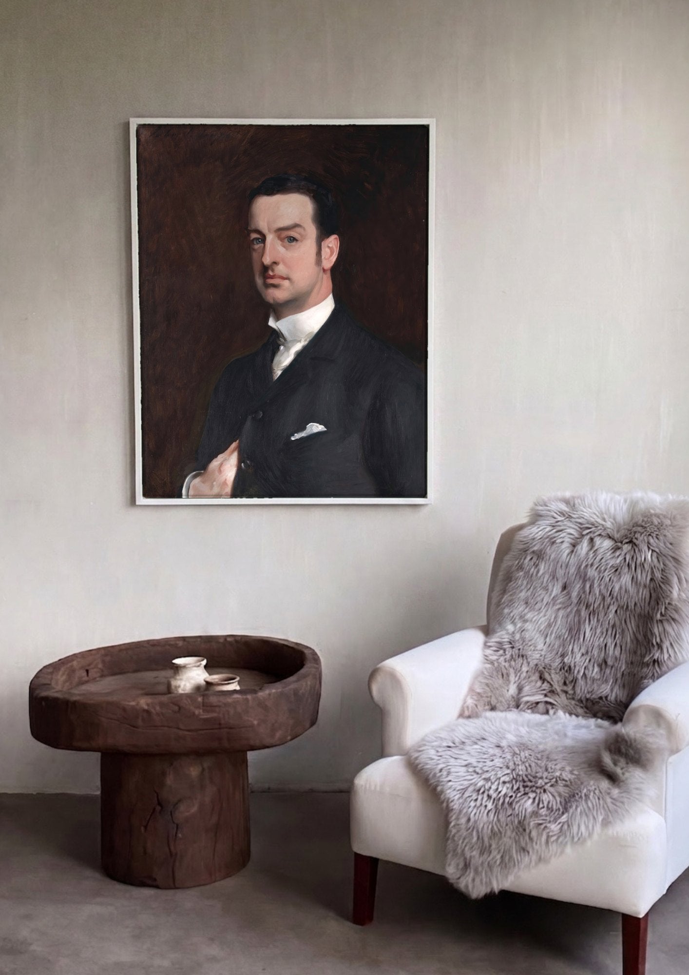 Quadro Decorativo Retrato de W. Graham Robertson - John Singer Sargent | quadro emoldurado na parede