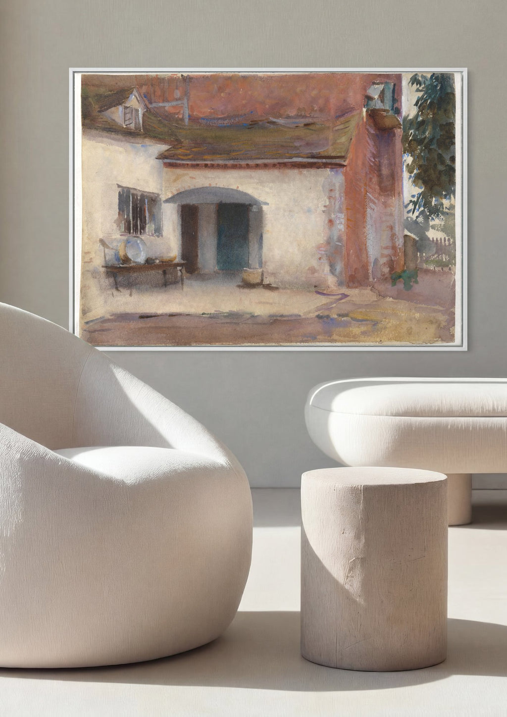 Quadro Decorativo Cenas de Uma Casa - John Singer Sargent em ambiente decorado