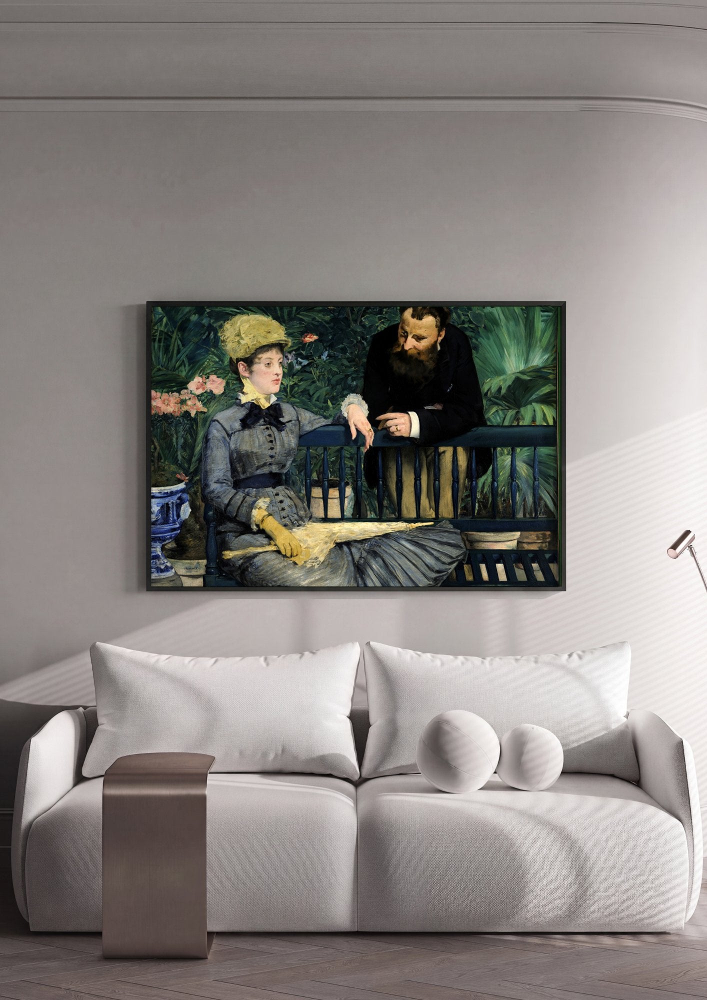 Quadro Decorativo No Conservatório - Edouard Manet em ambiente decorado