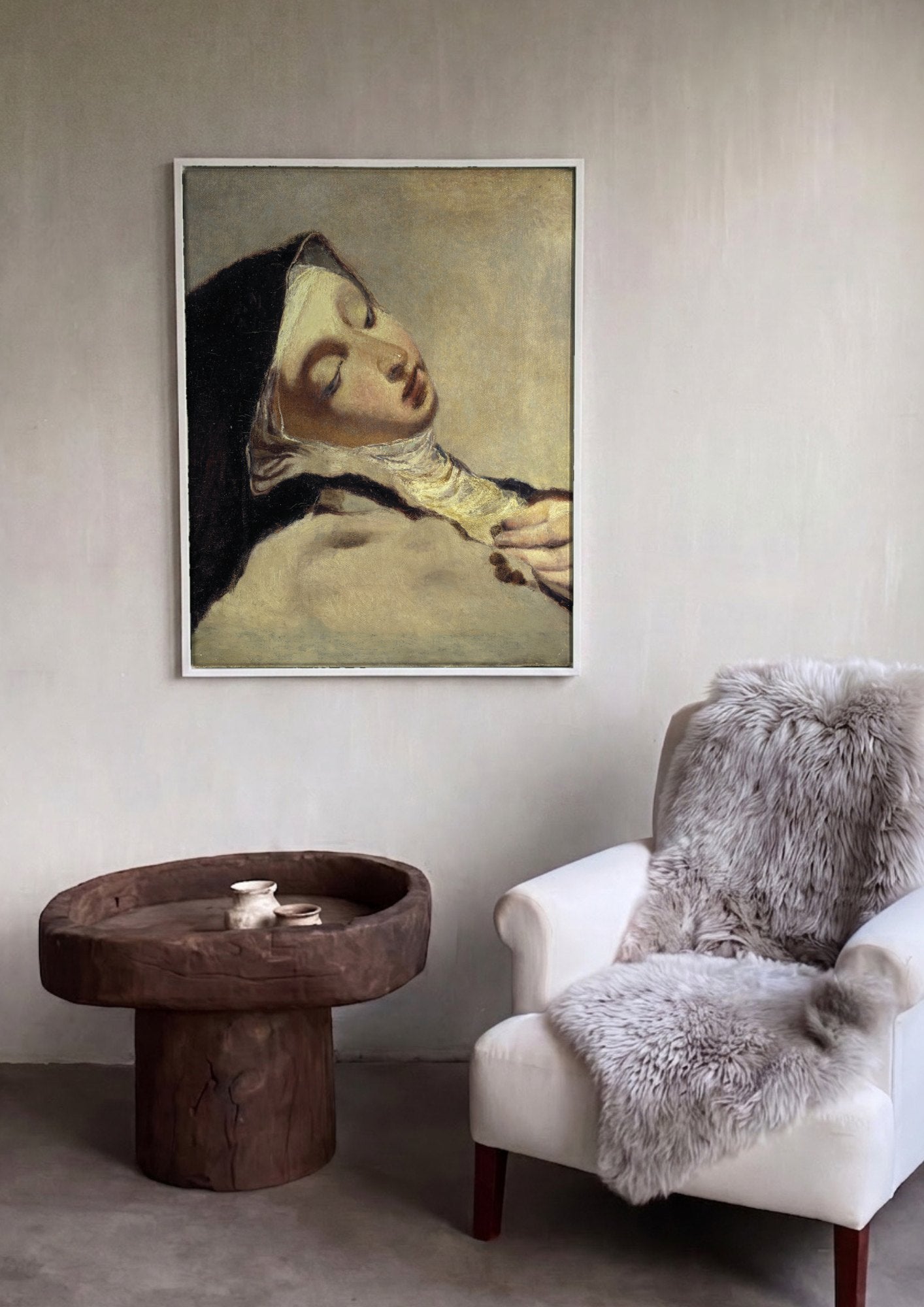 Quadro Decorativo A Morte de Cleópatra - Piazzetta | quadro emoldurado na parede