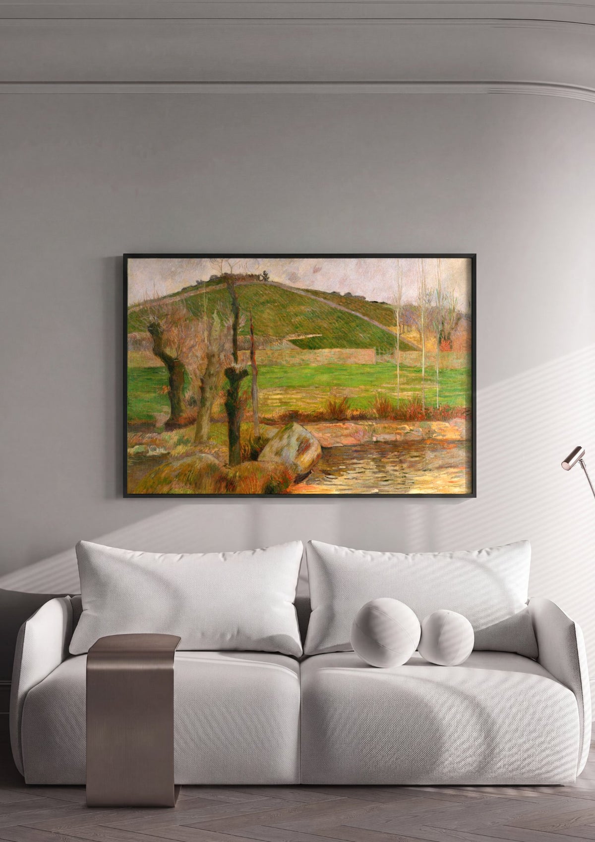 Quadro Decorativo Paisagem com Árvores - Paul Gauguin | quadro emoldurado na parede