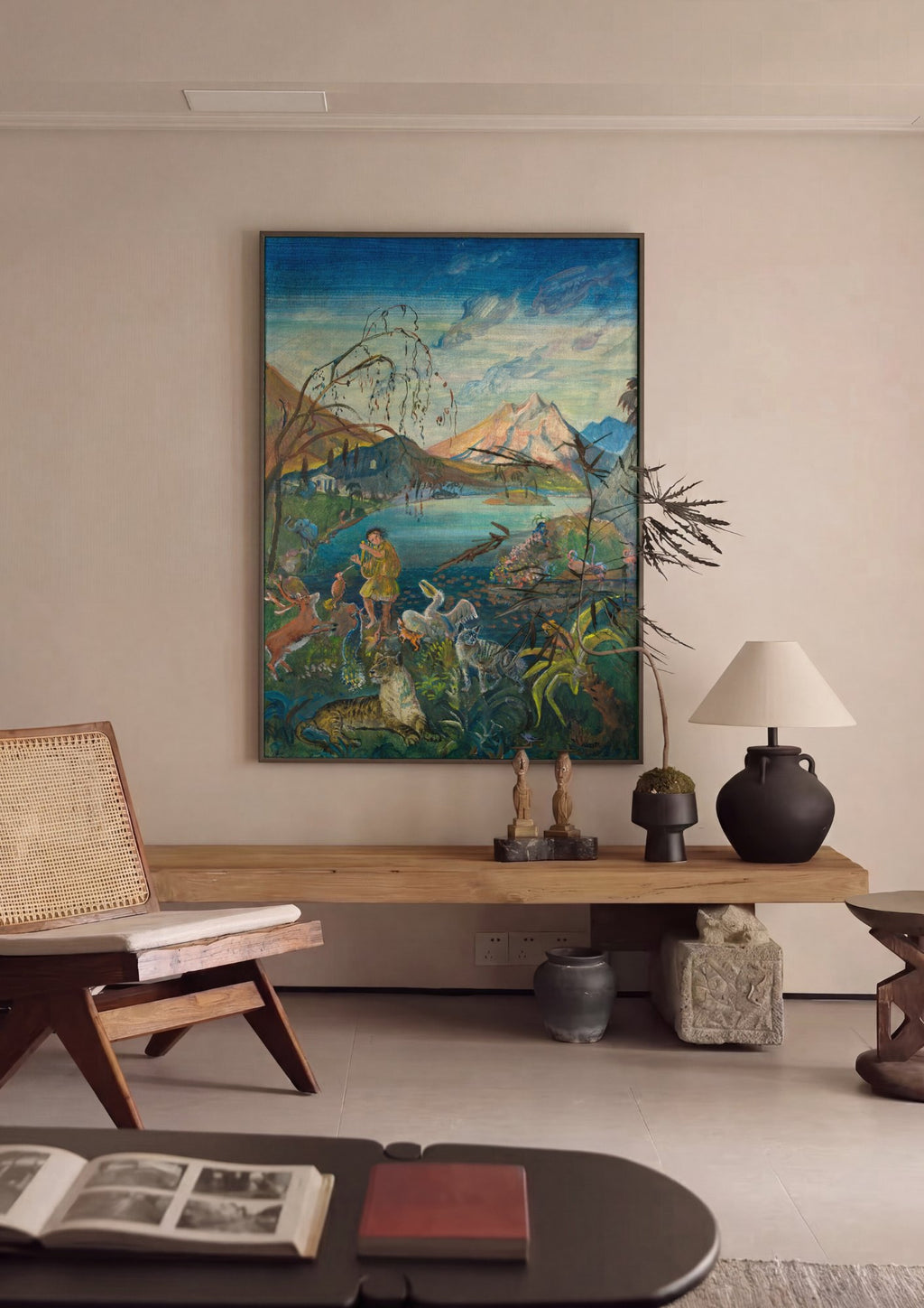 Quadro Decorativo A Idade de Ouro - Oskar Laske | quadro emoldurado na parede