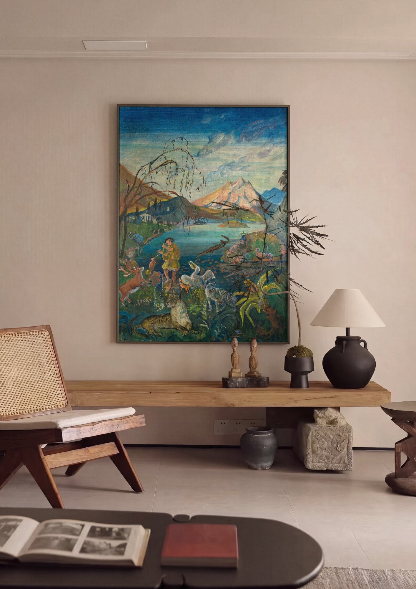 Quadro Decorativo A Idade de Ouro - Oskar Laske | quadro emoldurado na parede