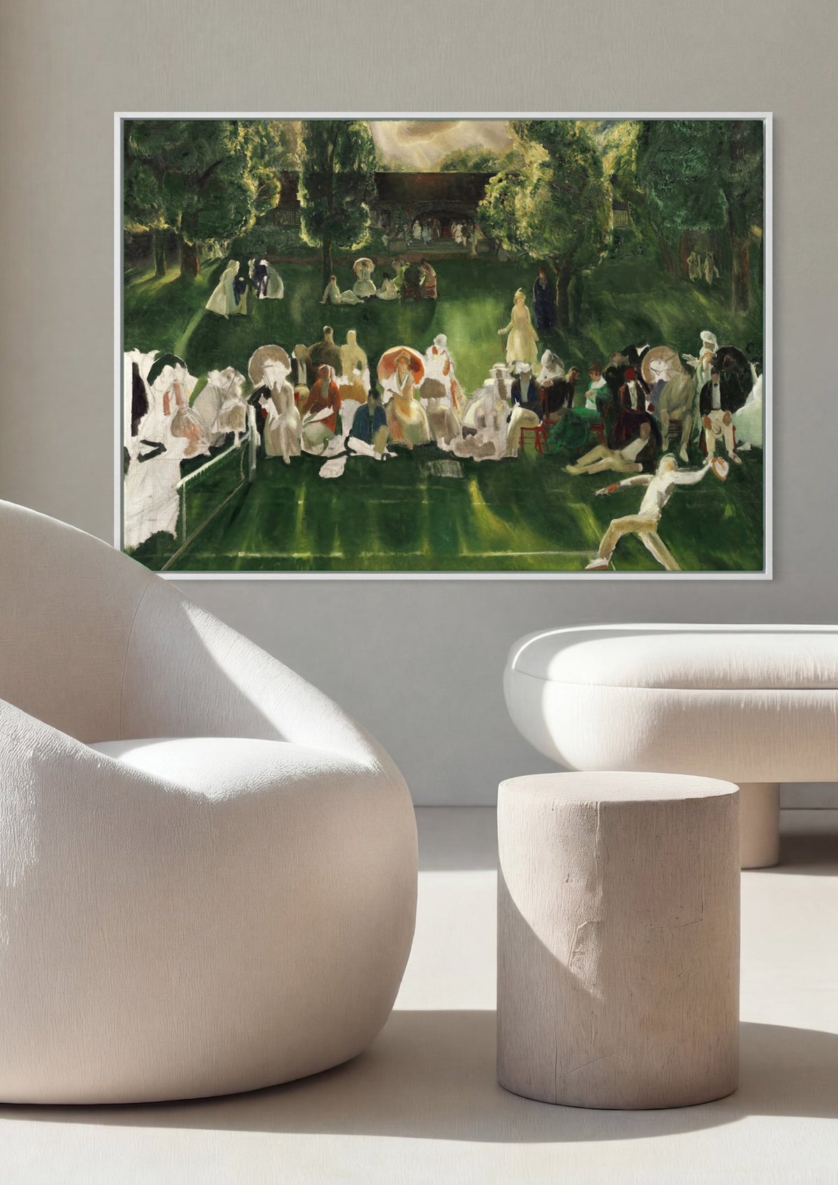 Quadro Decorativo Tennis at Newport - George Bellows | quadro emoldurado na parede
