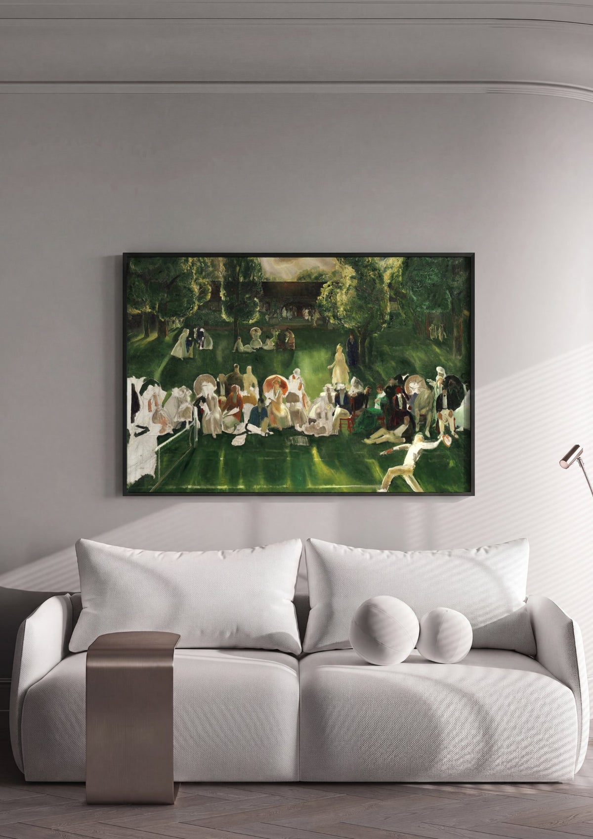Quadro Decorativo Tennis at Newport - George Bellows | quadro emoldurado na parede