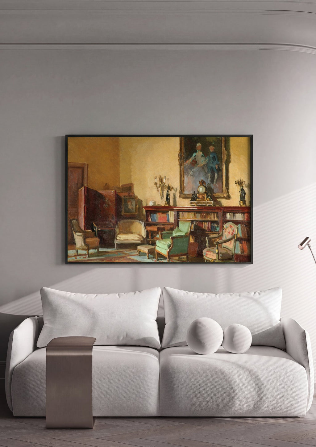 Quadro Decorativo 'O Interior' - Theodoros Rall | quadro emoldurado na parede