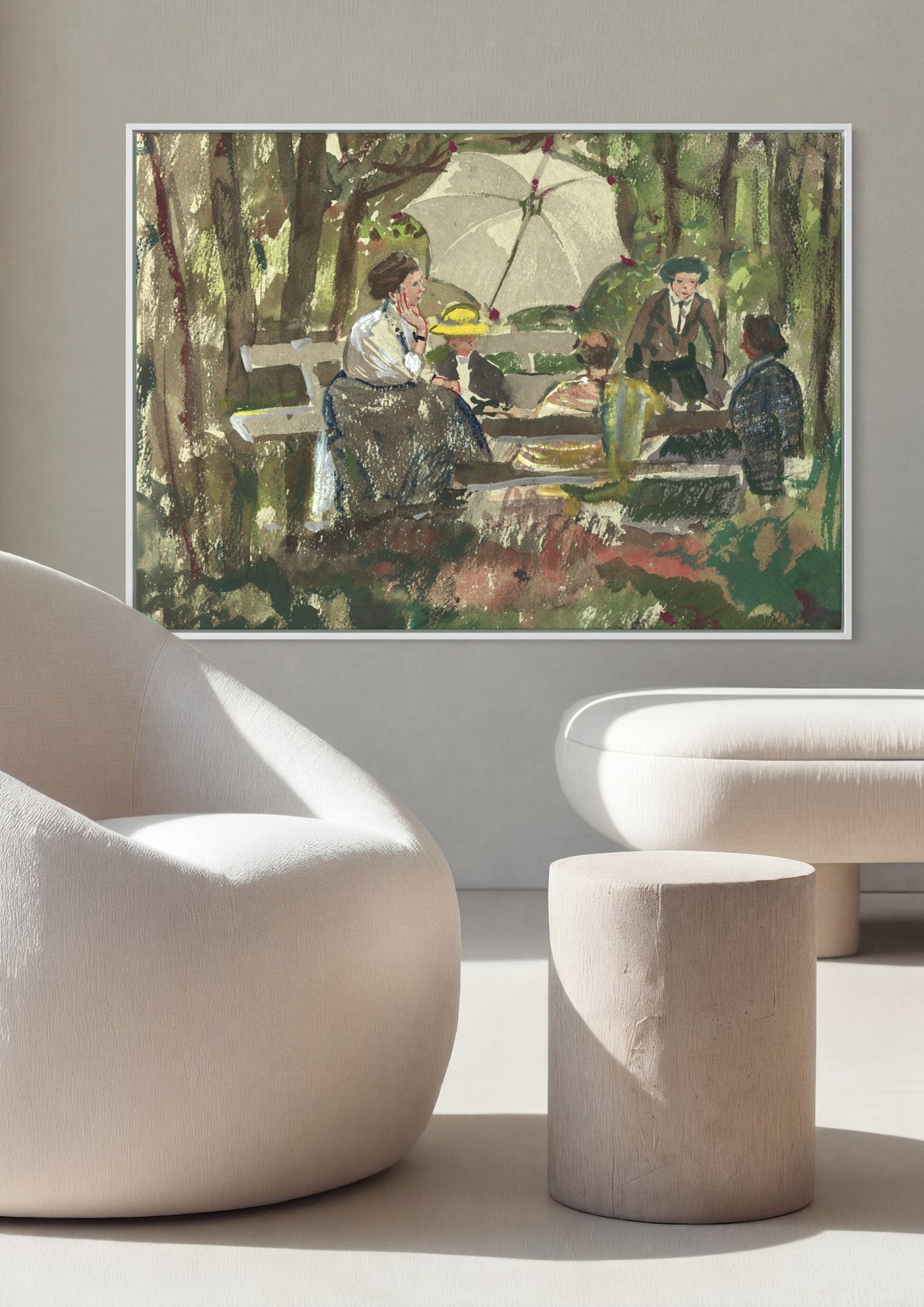 Quadro Decorativo Cenas de Parque - Oskar Laske | quadro emoldurado na parede