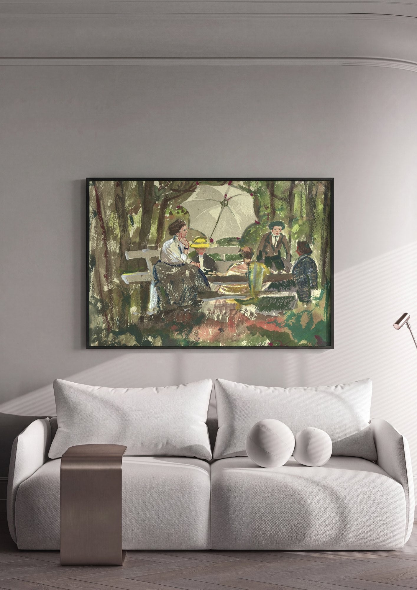 Quadro Decorativo Cenas de Parque - Oskar Laske | quadro emoldurado na parede